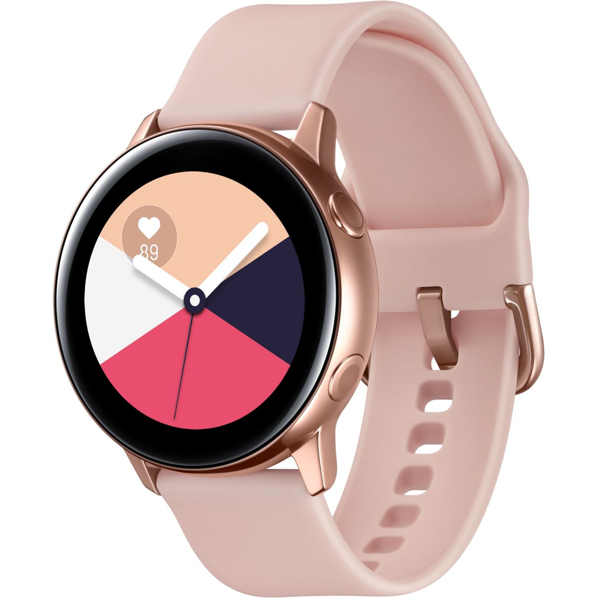 Voir la diapositive 3 : SAMSUNG Galaxy WATCH ACTIVE Rose