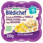 Blédina BLEDINA Blédichef assiette choux-fleurs et pommes de terre dès 15 mois