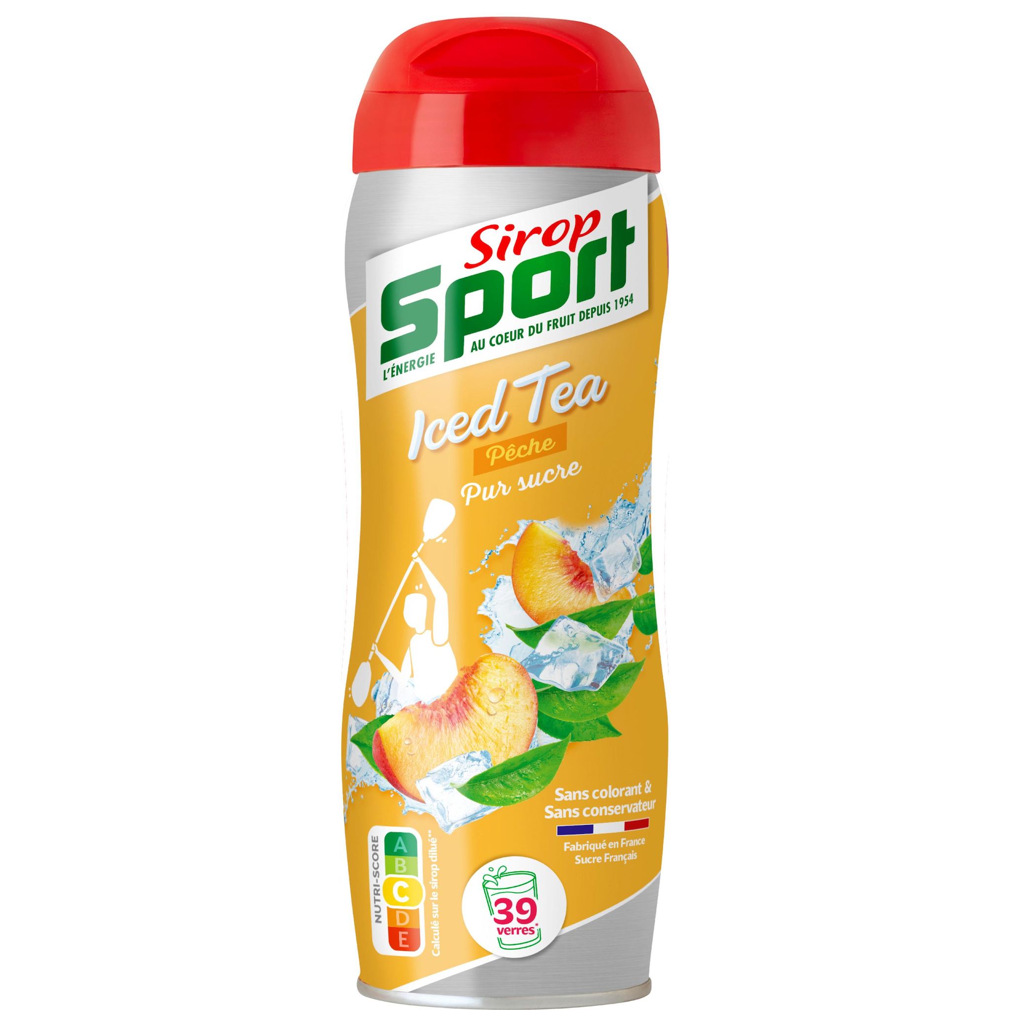 SIROP SPORT Sirop ice tea bidon métal 60cl