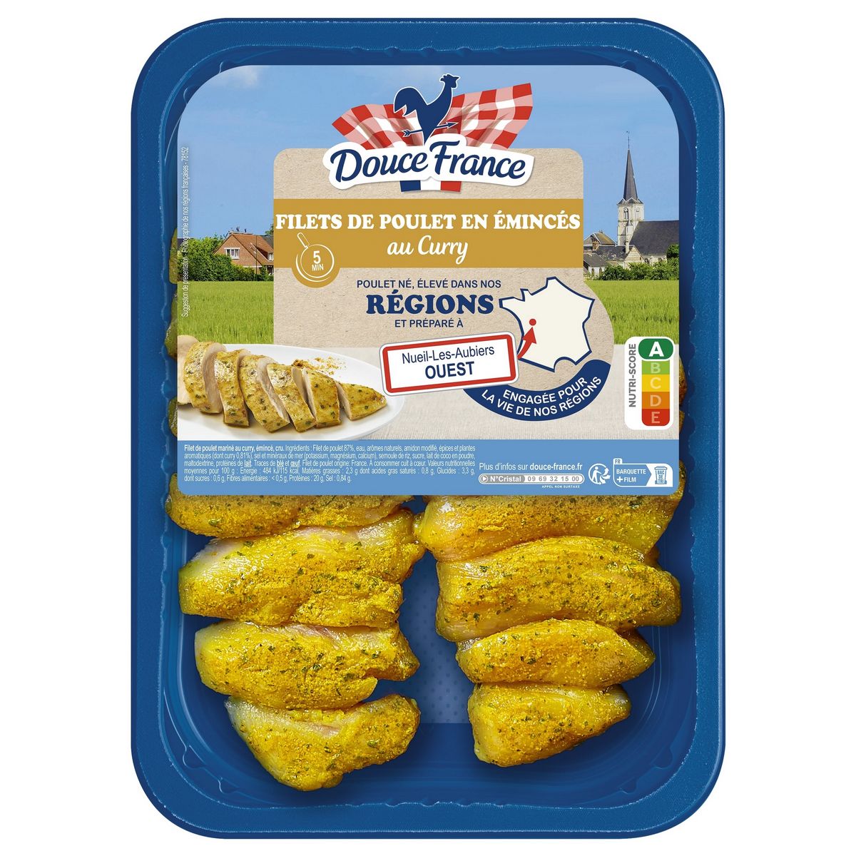 PERE DODU Émincés de poulet Colombo 1 à 2 personnes 300g