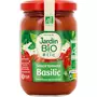JARDIN BIO ETIC Sauce tomate au basilic fabriqué en France, en bocal 200g