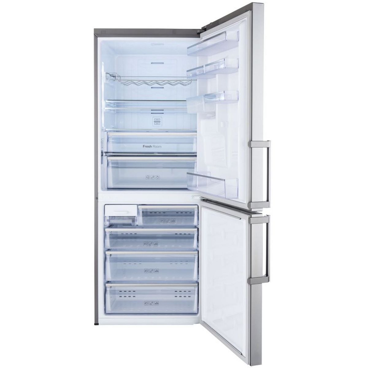 SAMSUNG Réfrigérateur combiné RL4363FBASL, 458 L, Froid ventilé No frost