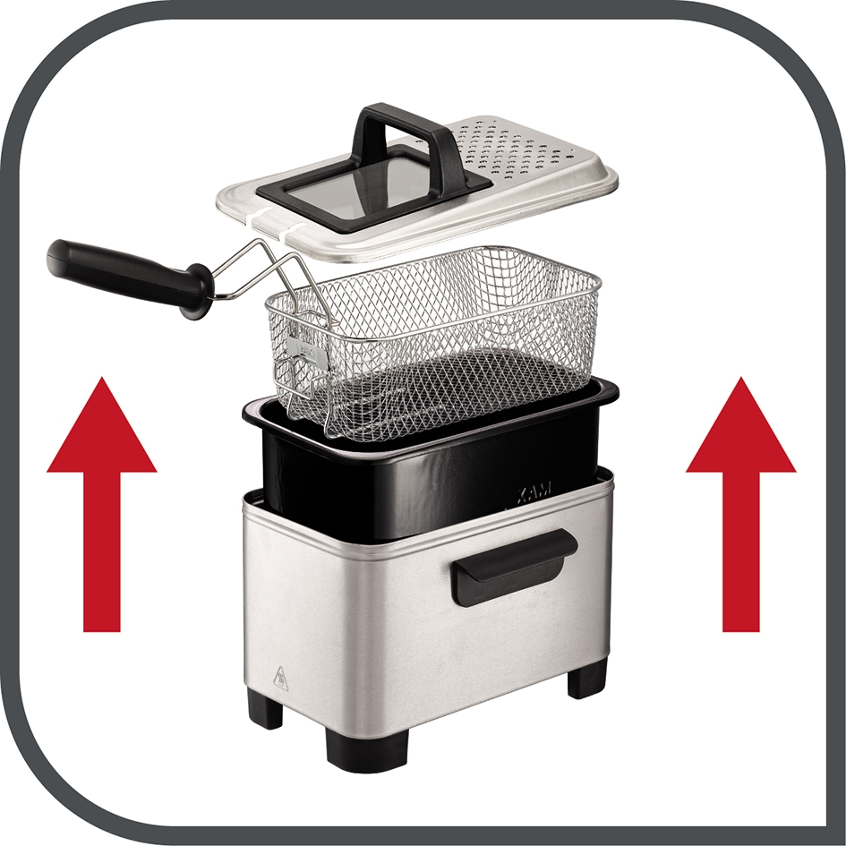 Voir la diapositive 8 : TEFAL Friteuse électrique semi-professionnelle - FR333070 - Gris