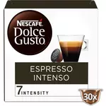 DOLCE GUSTO Capsules de café espresso intenso intensité 7 30 capsules 210g