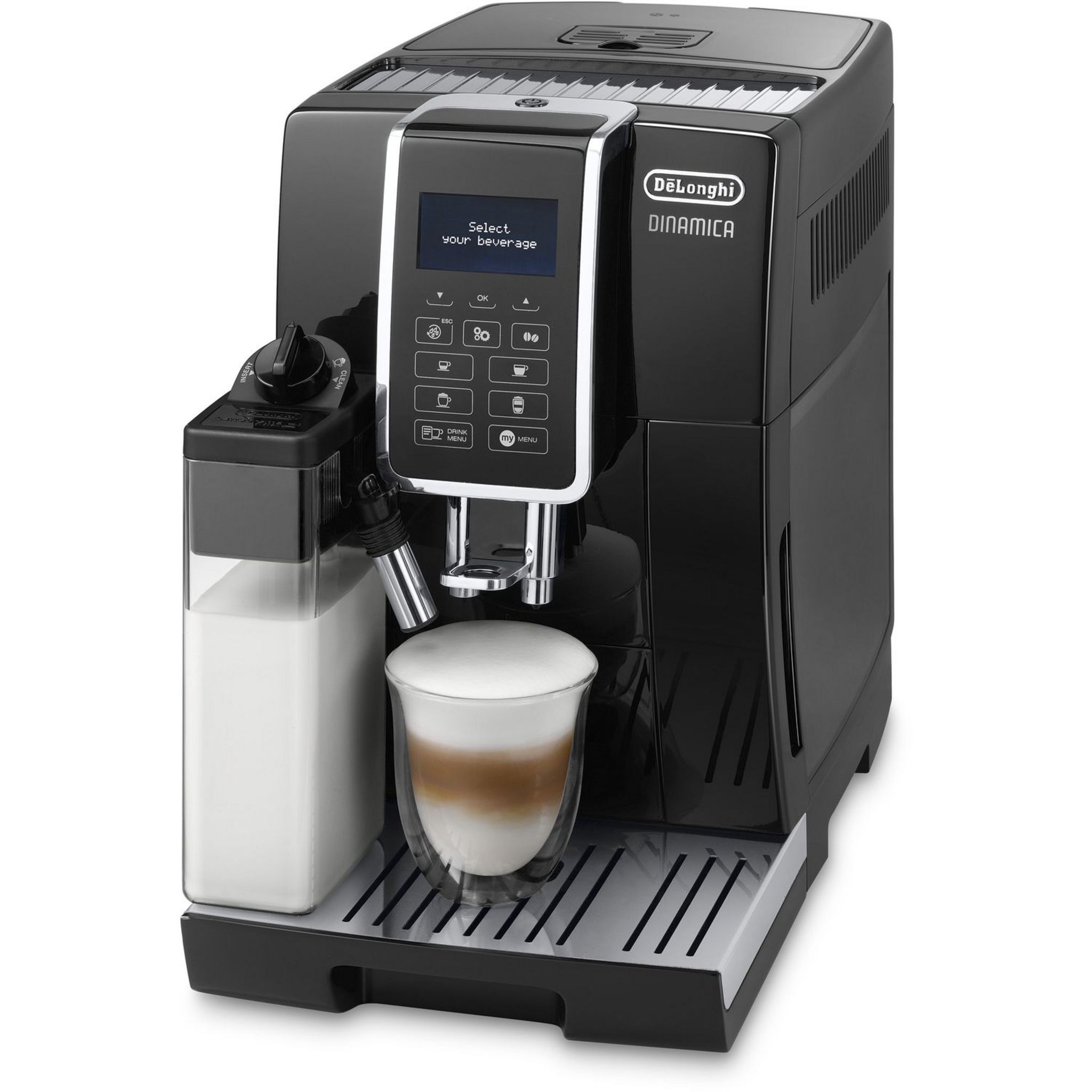 Voir la diapositive 3 : DELONGHI Machine à café expresso avec broyeur - FEB355B - Noir