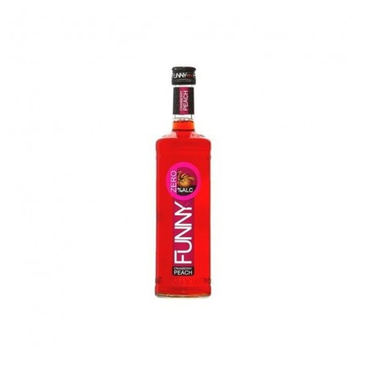 FUNNY Boisson aromatisée cranberry pêche sans alcool 70cl