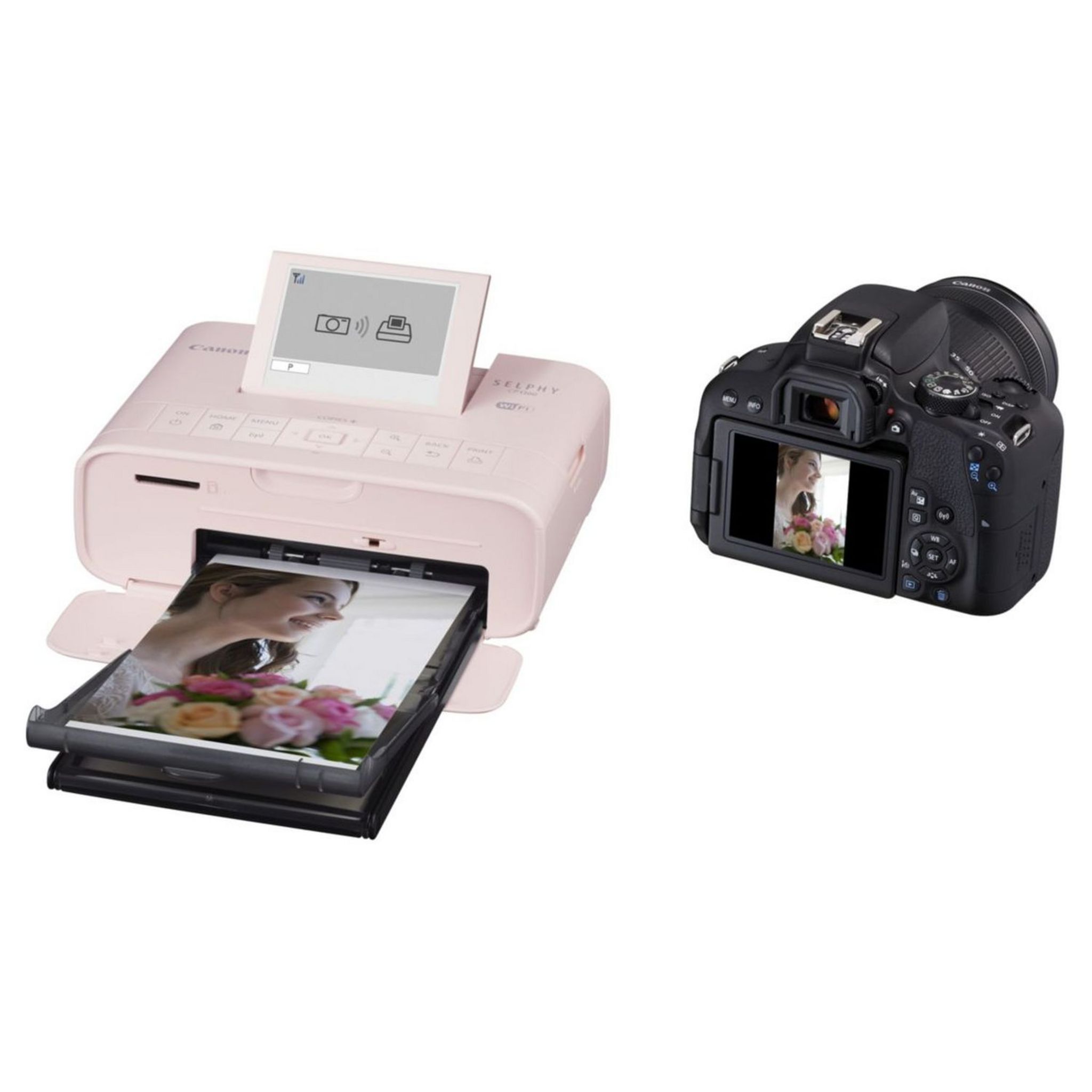 Voir la diapositive 6 : CANON Imprimante photo portable - Rose - Selphy CP1300