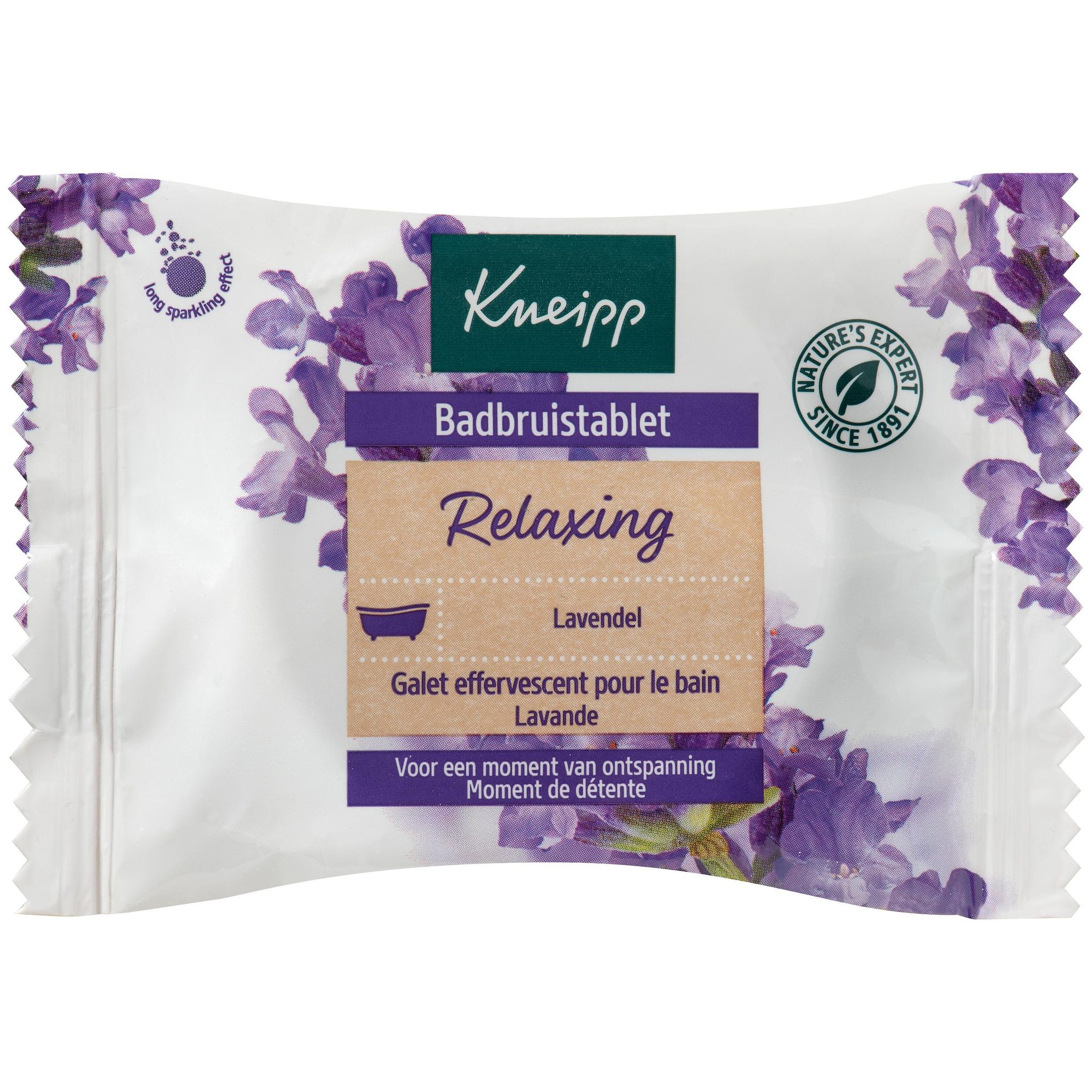 KNEIPP Galet effervescent pour le bain lavande 80g