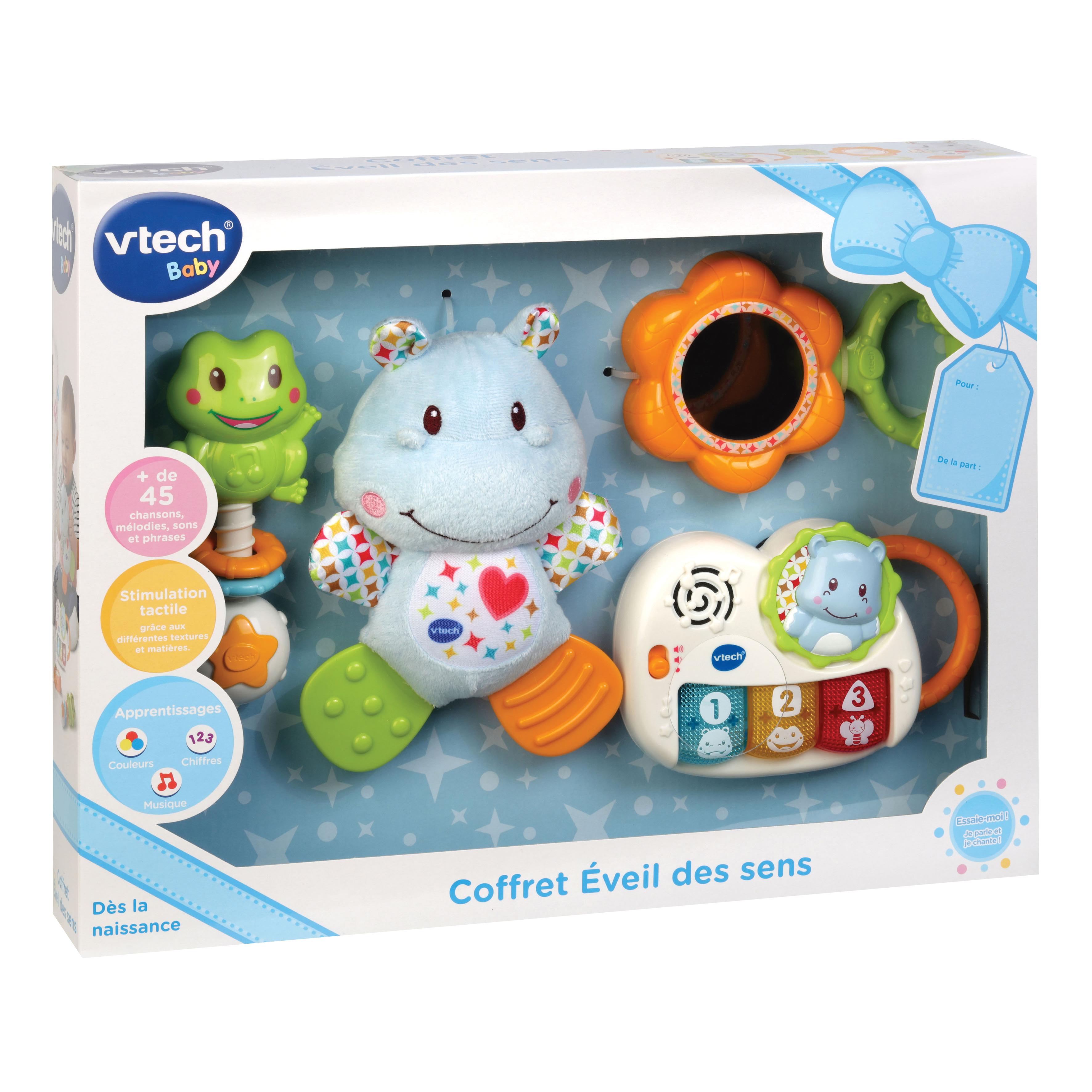 Voir la diapositive 2 : VTECH Coffret naissance éveil des sens - Bleu