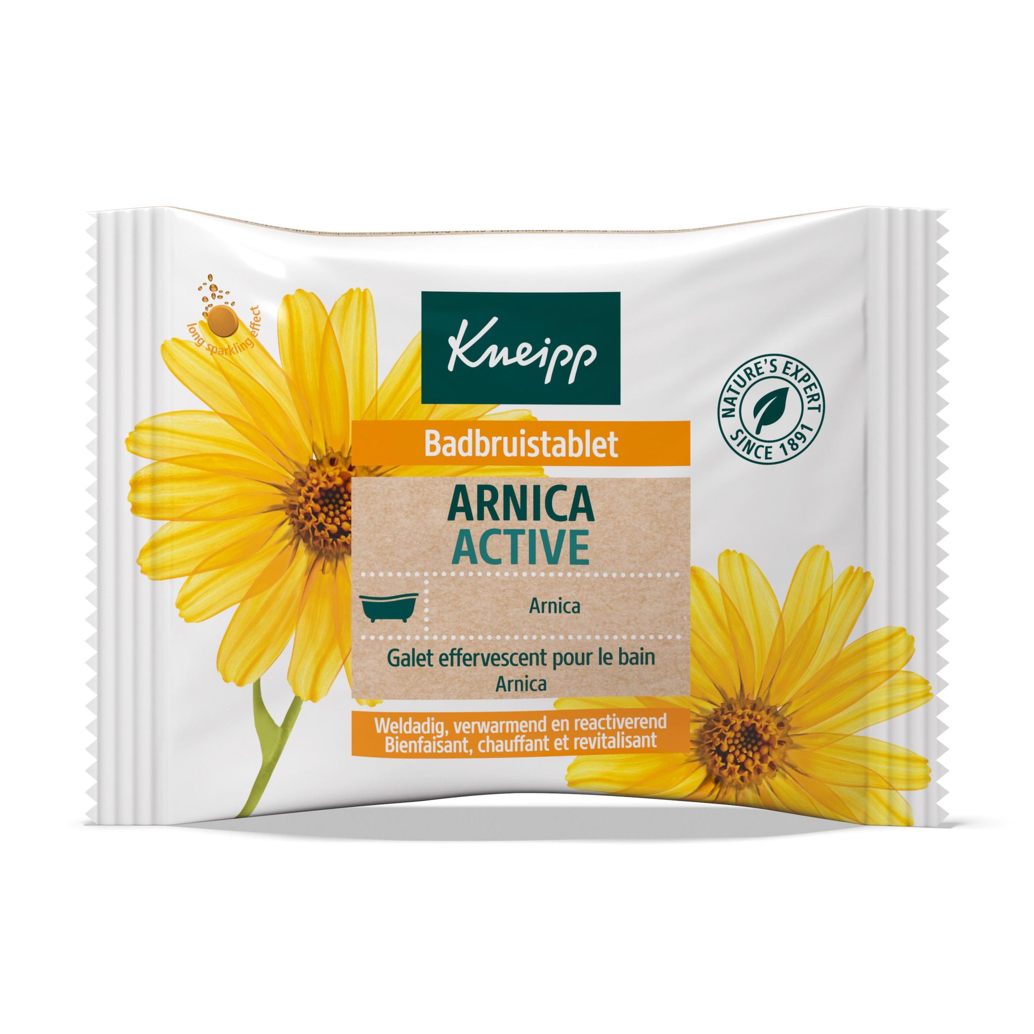 KNEIPP Galet effervescent pour le bain à l'arnica 80g