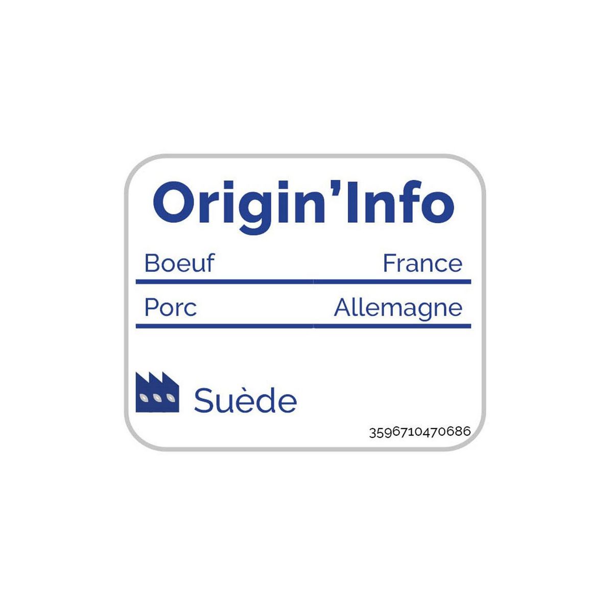 AUCHAN Boulettes de viande cuisinées façon Suèdois 25 pièces 350g