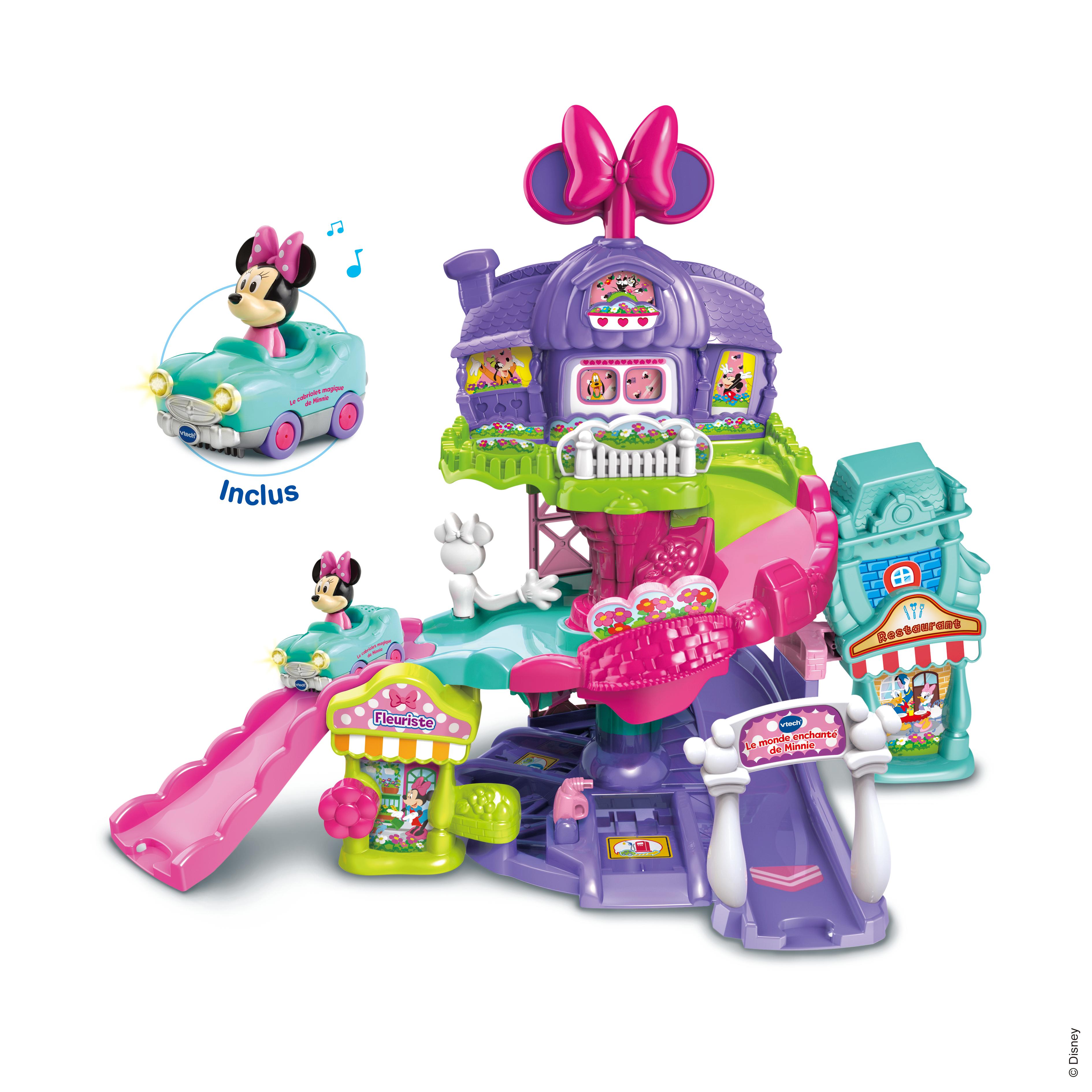 VTECH Le Monde Enchanté de Minnie+ Cabriolet magique Tut Tut Bolide