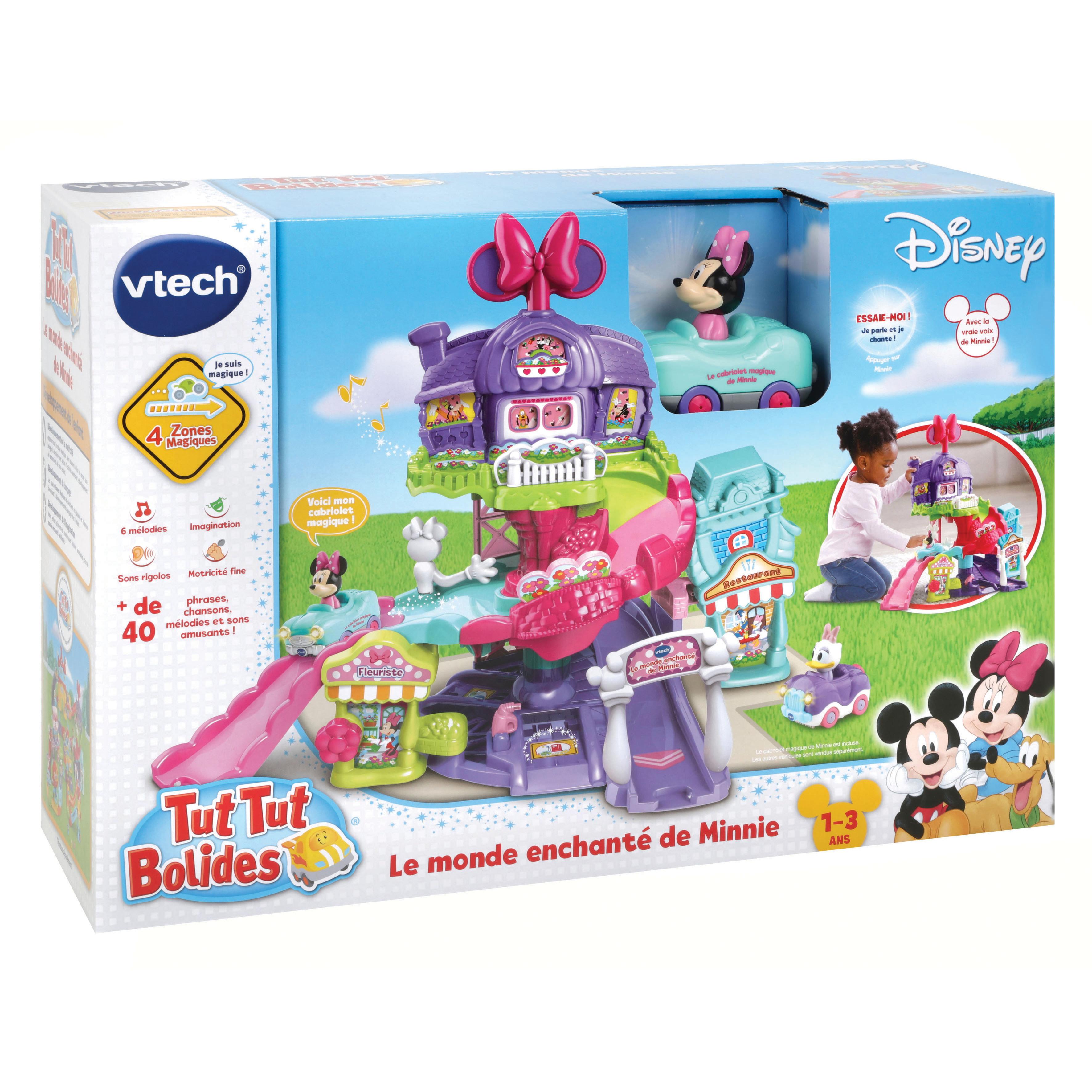 Voir la diapositive 4 : VTECH Le Monde Enchanté de Minnie+ Cabriolet magique Tut Tut Bolide
