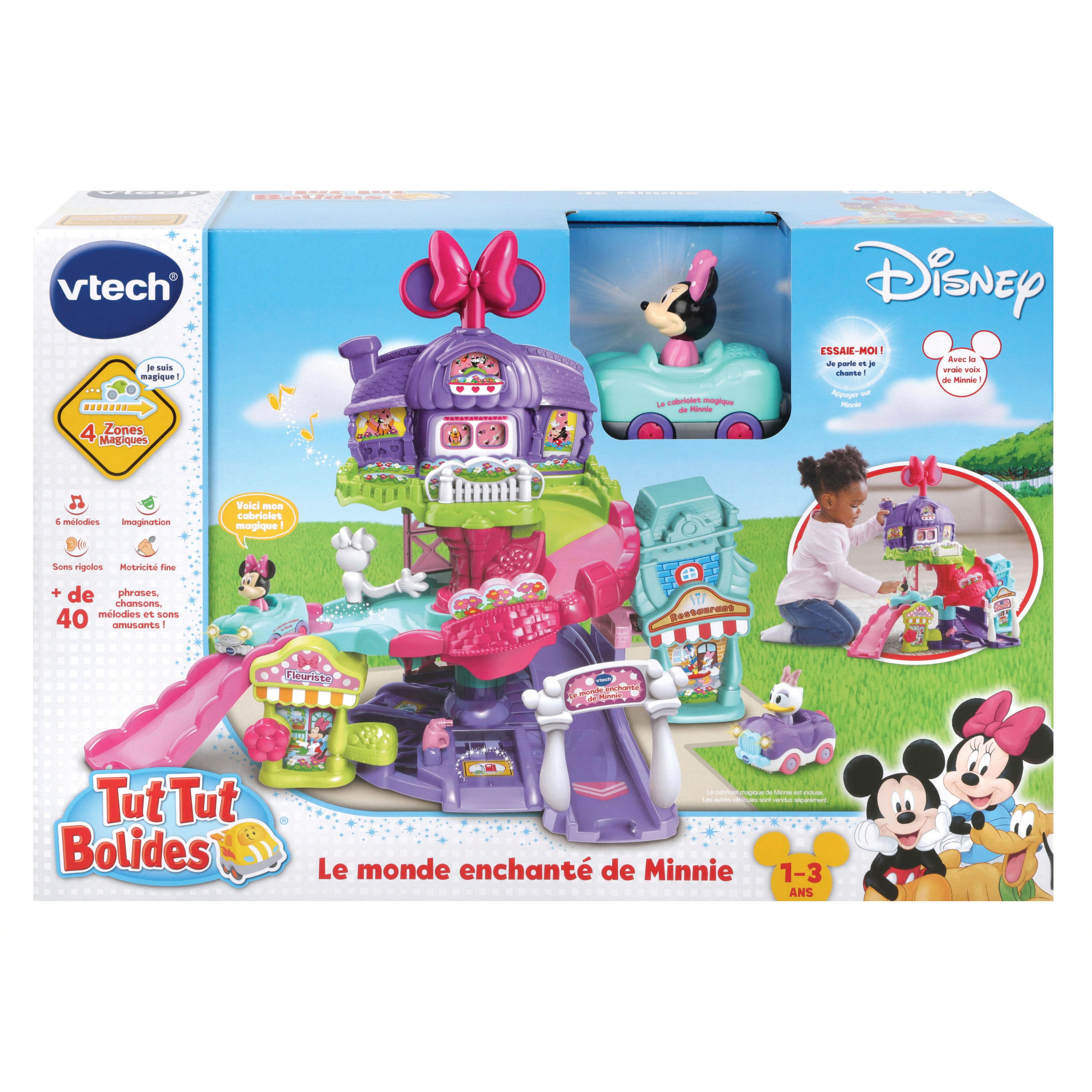 Voir la diapositive 5 : VTECH Le Monde Enchanté de Minnie+ Cabriolet magique Tut Tut Bolide