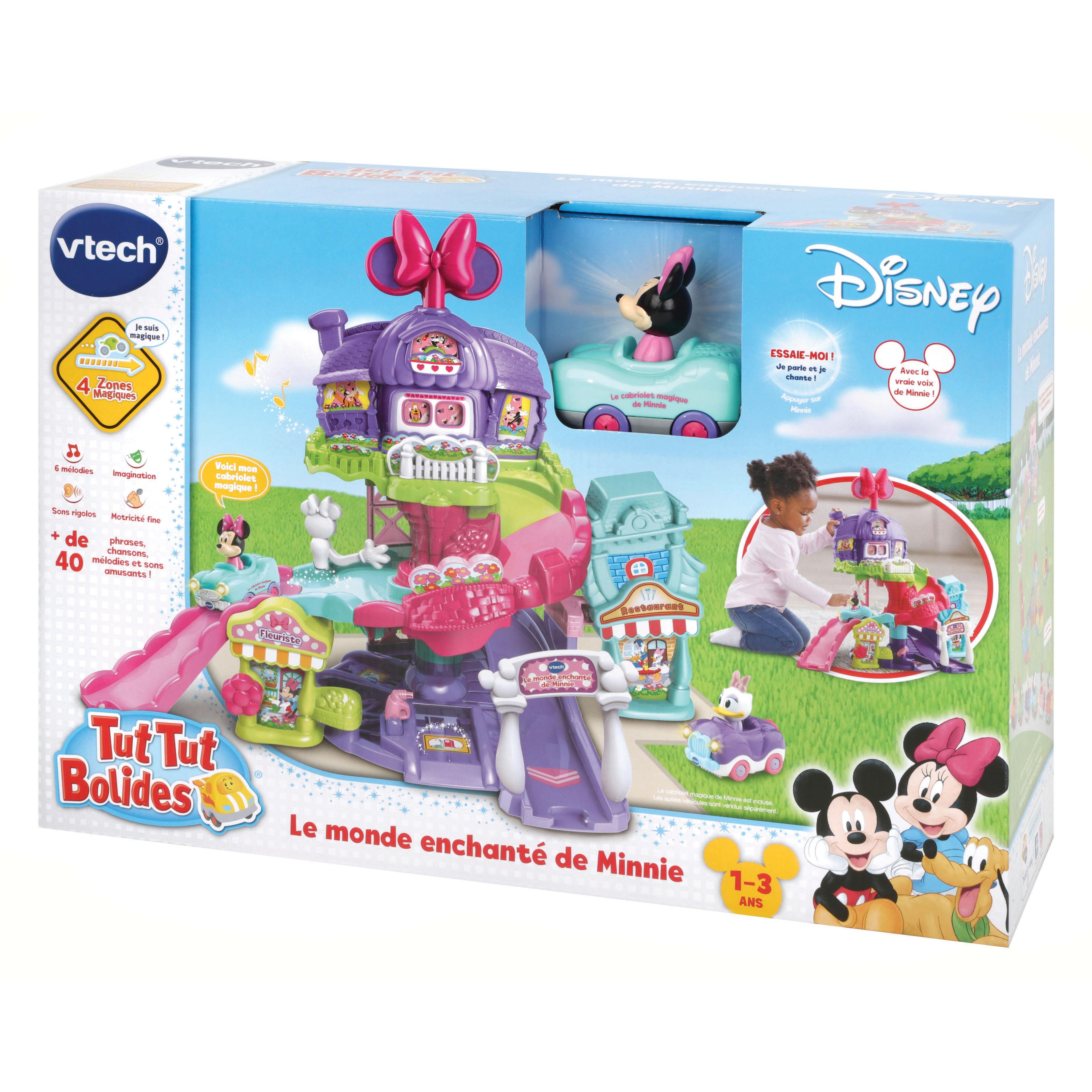Voir la diapositive 6 : VTECH Le Monde Enchanté de Minnie+ Cabriolet magique Tut Tut Bolide