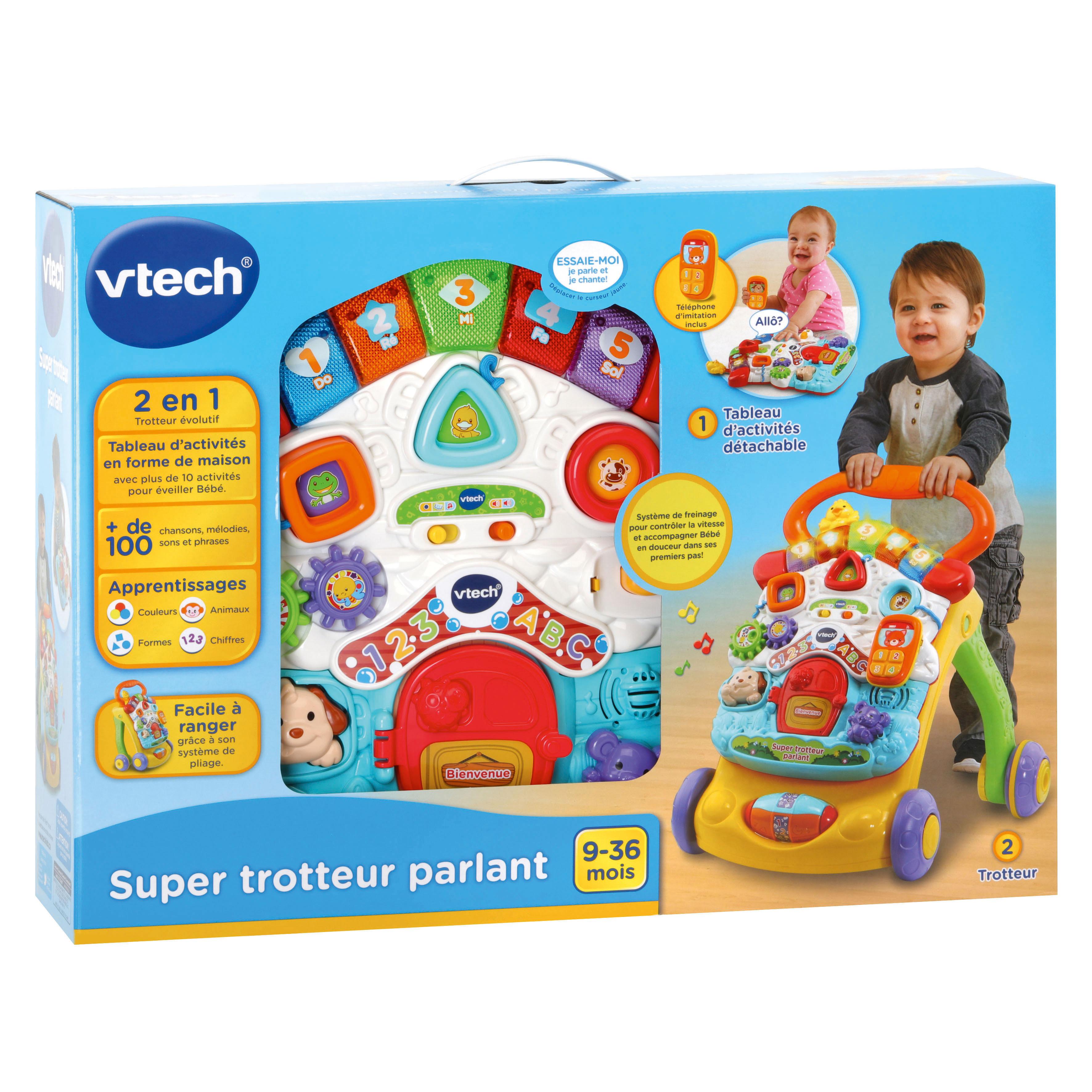 Voir la diapositive 8 : VTECH Super Trotteur parlant 2 en 1 - Orange