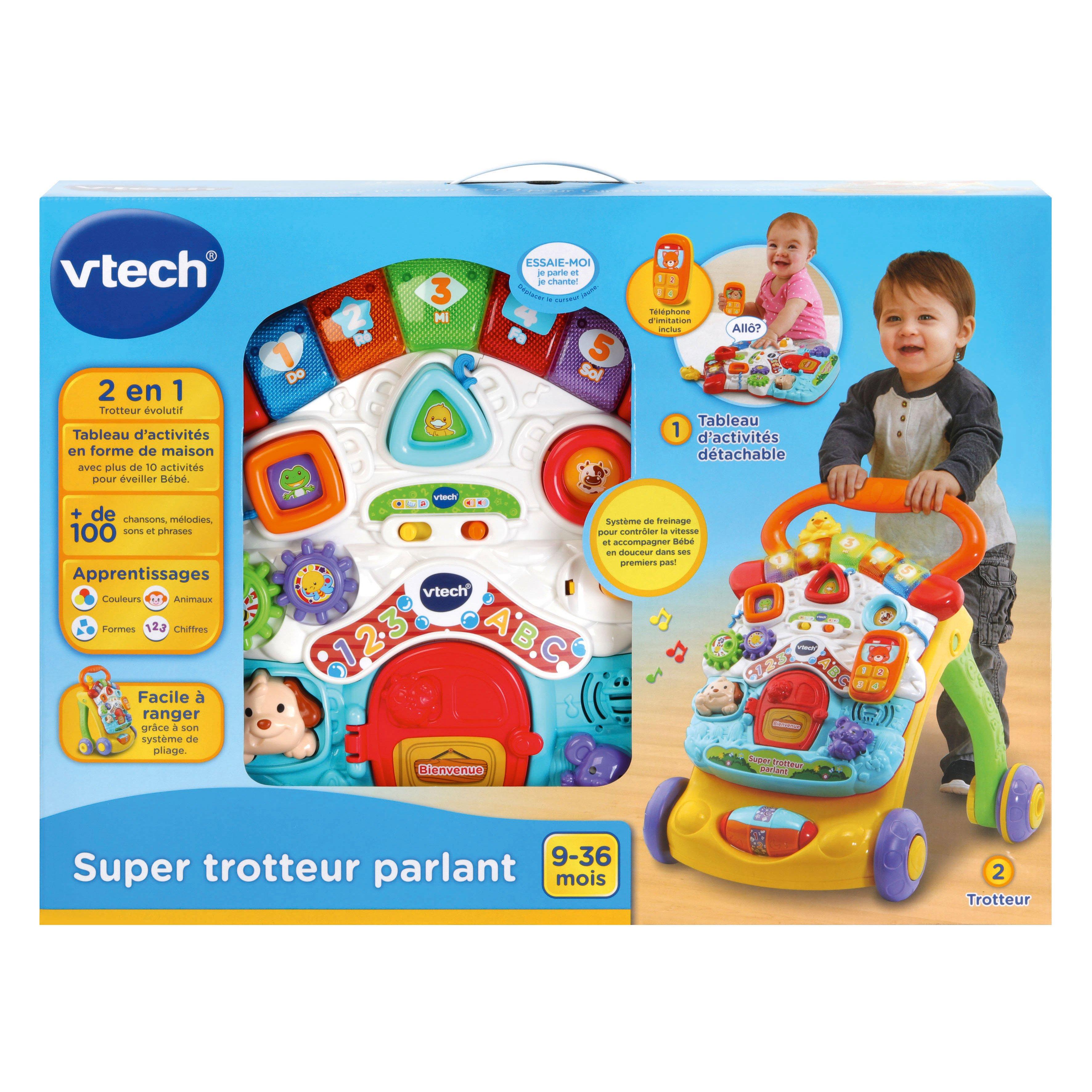 Voir la diapositive 3 : VTECH Super Trotteur parlant 2 en 1 - Orange