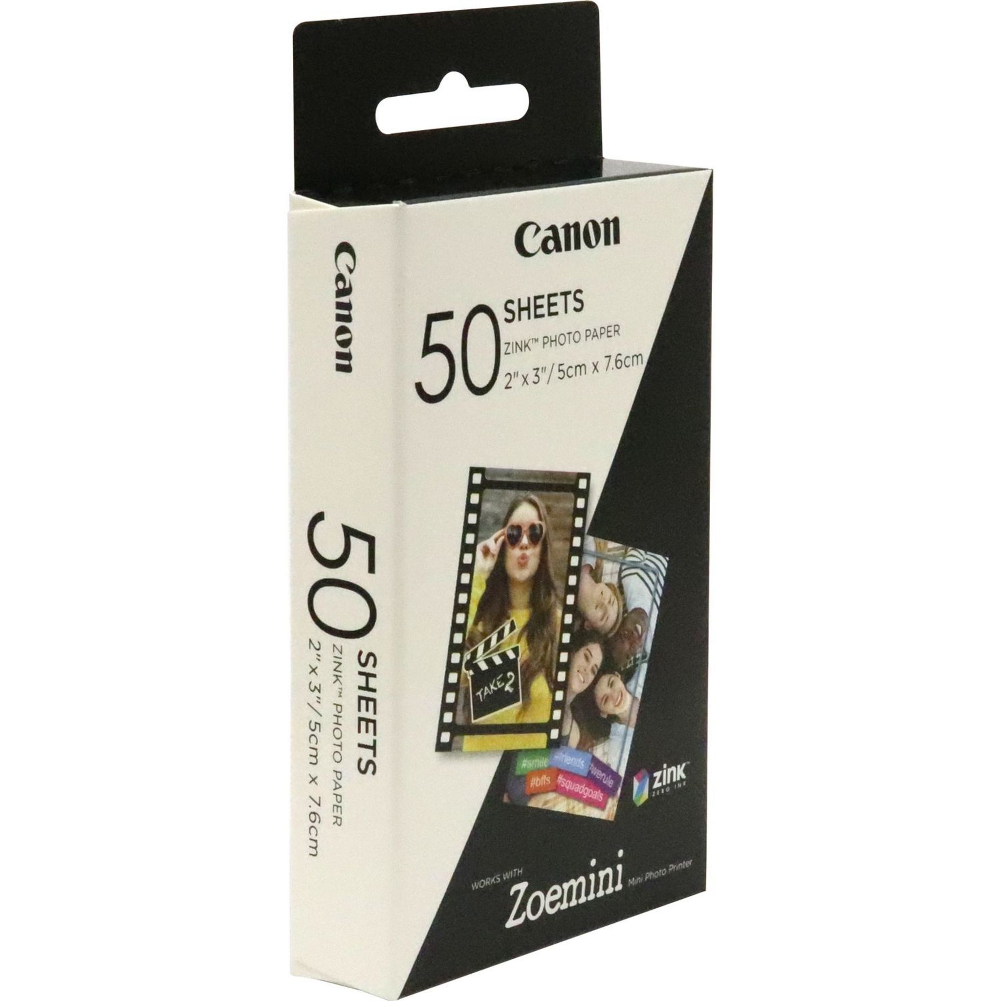 Voir la diapositive 2 : CANON Papier photo Zink pour Zoemini 50 feuilles