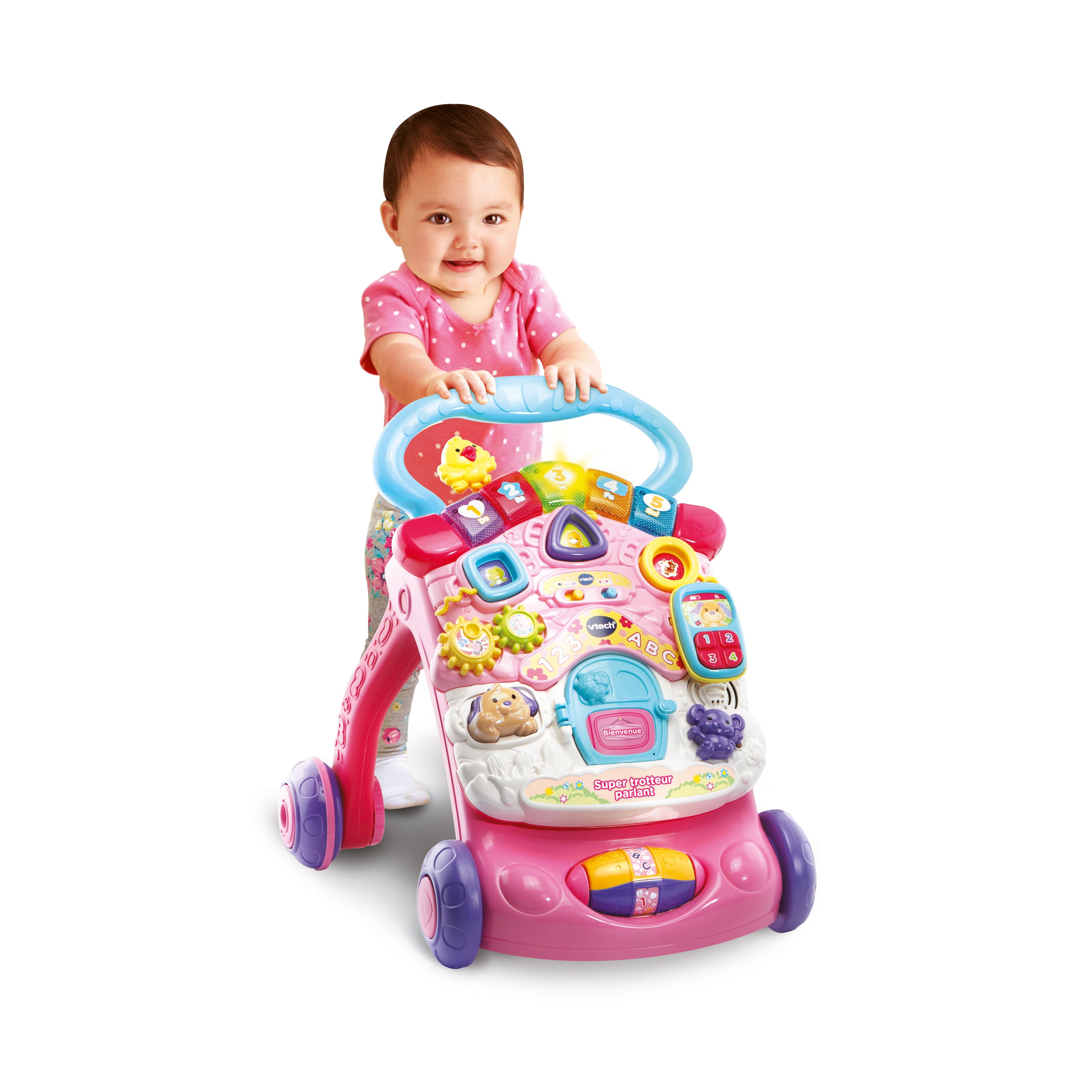 Voir la diapositive 4 : VTECH Super Trotteur parlant 2 en 1 - Rose
