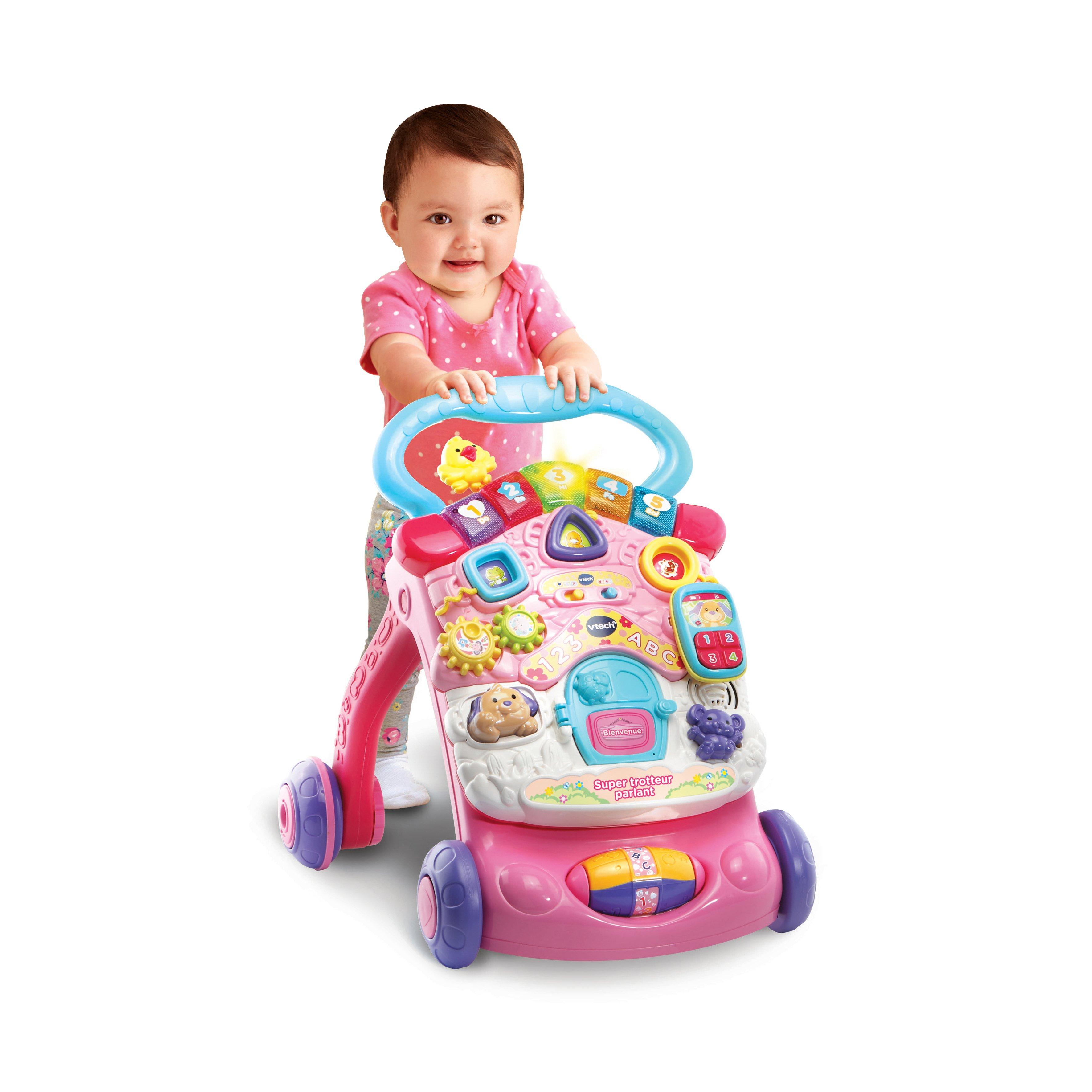 Voir la diapositive 7 : VTECH Super Trotteur parlant 2 en 1 - Rose