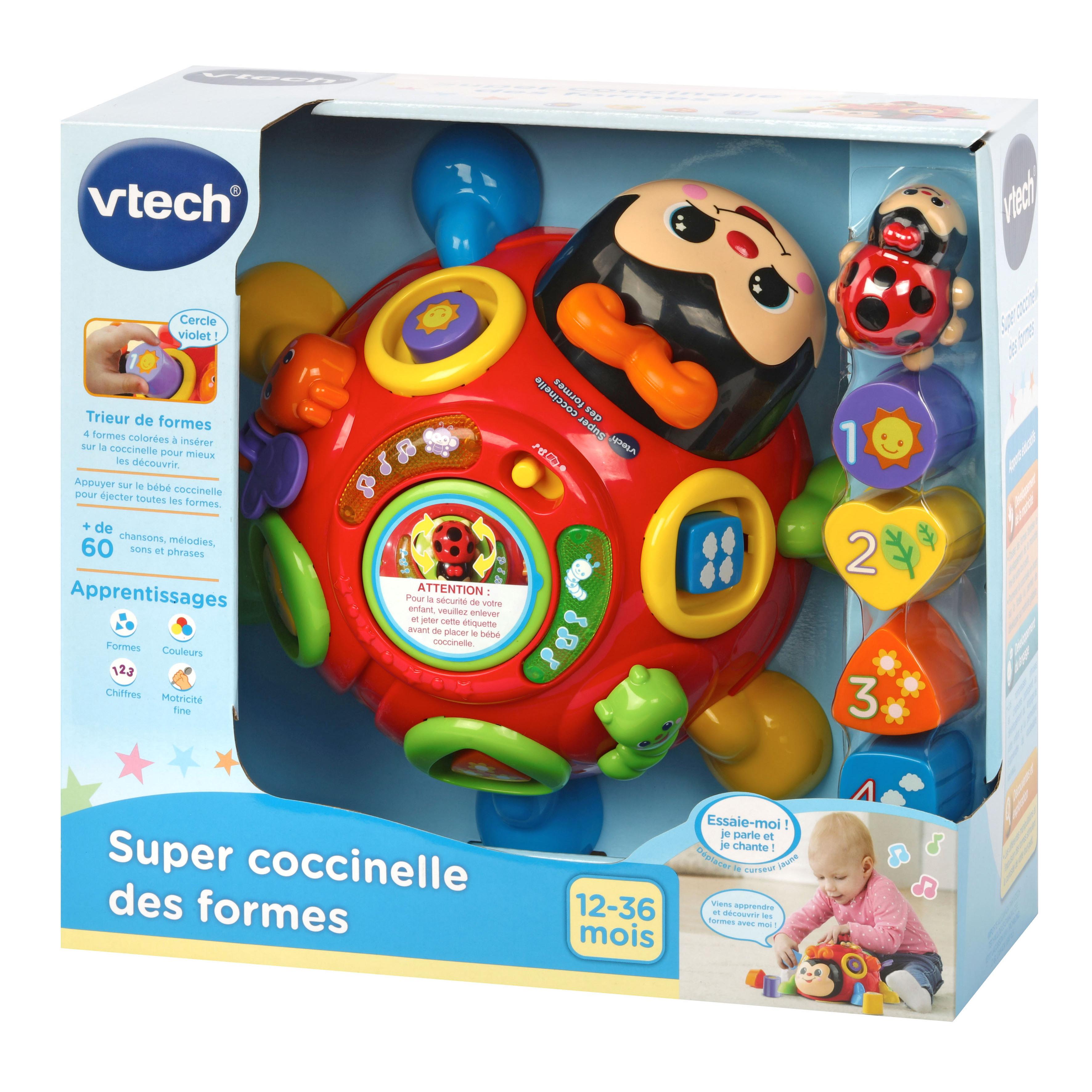 Voir la diapositive 3 : VTECH Super Coccinelle des formes
