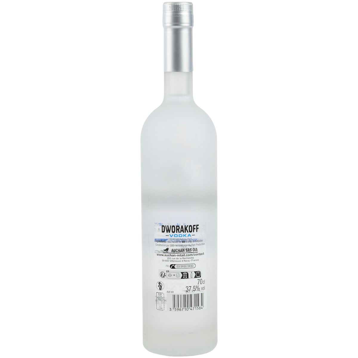 DWORAKOFF Vodka Premium française 37,5% 70cl