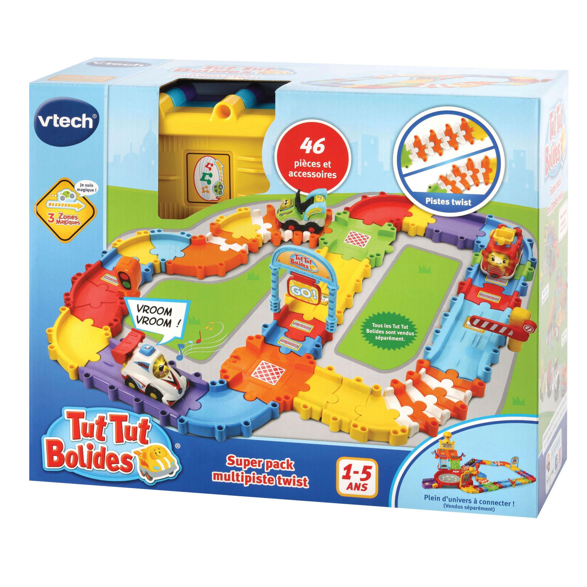 Voir la diapositive 4 : VTECH Circuit Tut Tut Bolides Super Pack Mutlipiste Twist