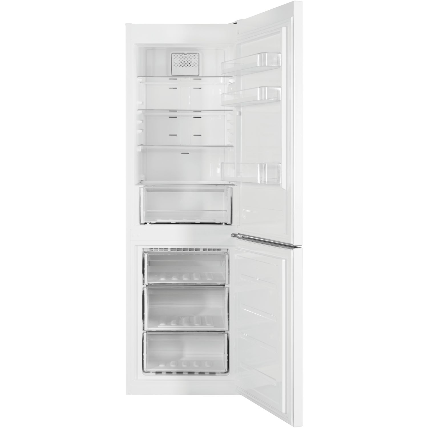 Voir la diapositive 2 : INDESIT Réfrigérateur combiné XIT8T1EW, 320 L, Froid ventilé No frost