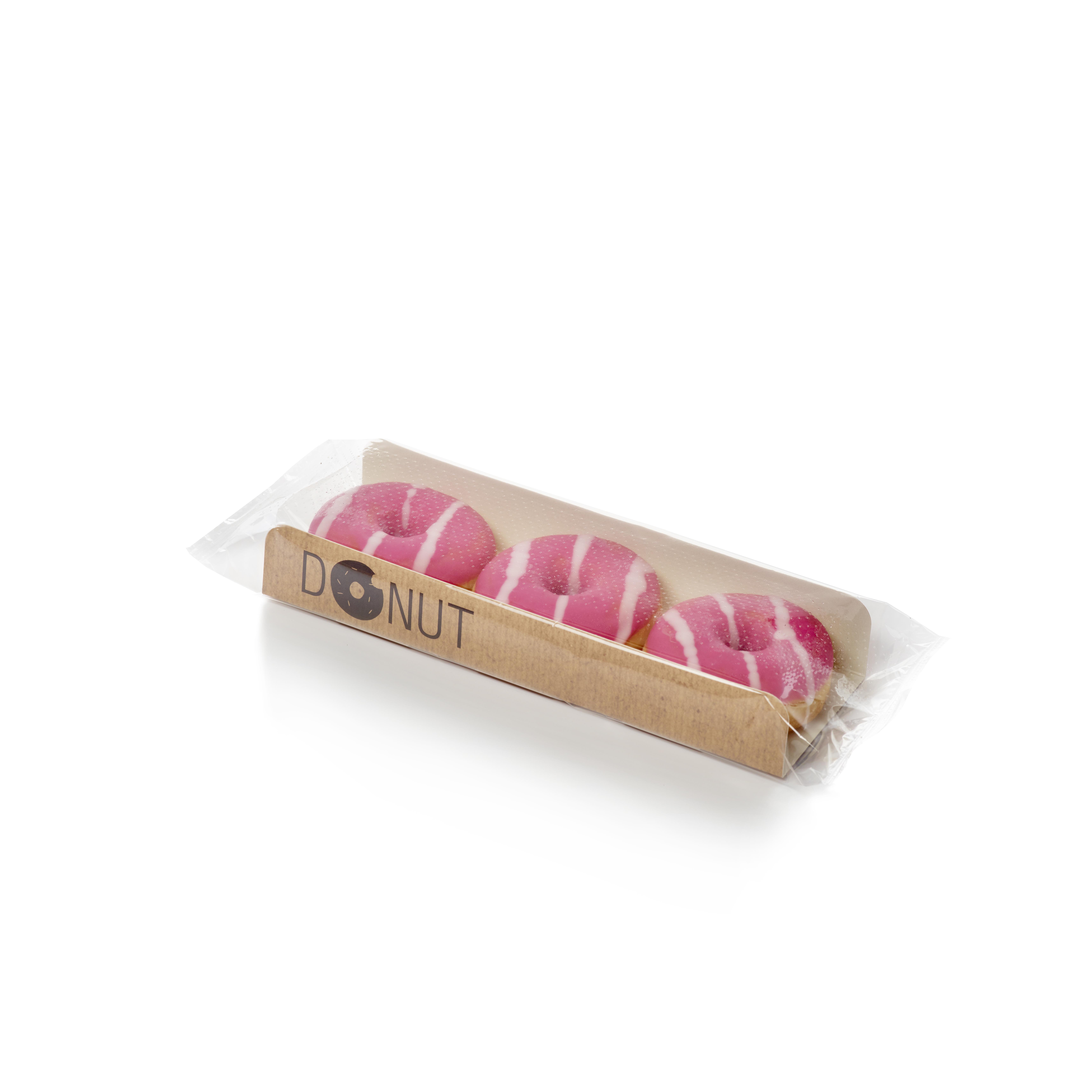 NOBRAND Mini Donuts fourrés framboise 3 portions 114 g