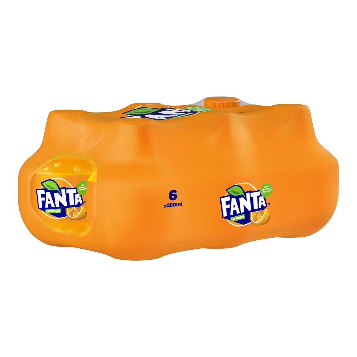 FANTA Boisson gazeuse au jus d'orange avec sucre et édulcorants bteilles 6x25cl