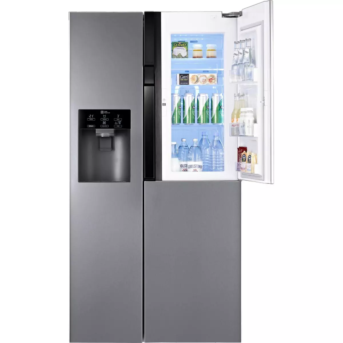 LG Réfrigérateur américain GSJ360DIDV, 606 L, Froid ventilé No frost, F pas  cher 