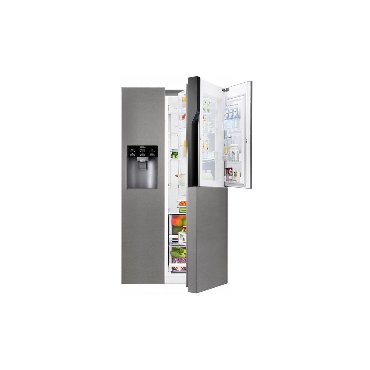 LG Réfrigérateur américain GSJ360DIDV, 606 L, Froid ventilé No frost, F