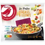AUCHAN Poêlée céréales et légumes 5 portions 750g