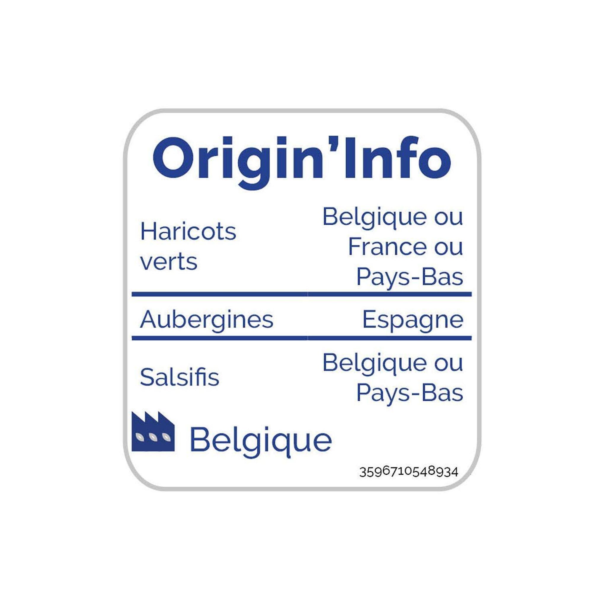 Voir la diapositive 3 : AUCHAN Poêlée méridionale 5 portions 750g