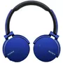 SONY Casque Bluetooth - Bleu - MDR-XB650BT