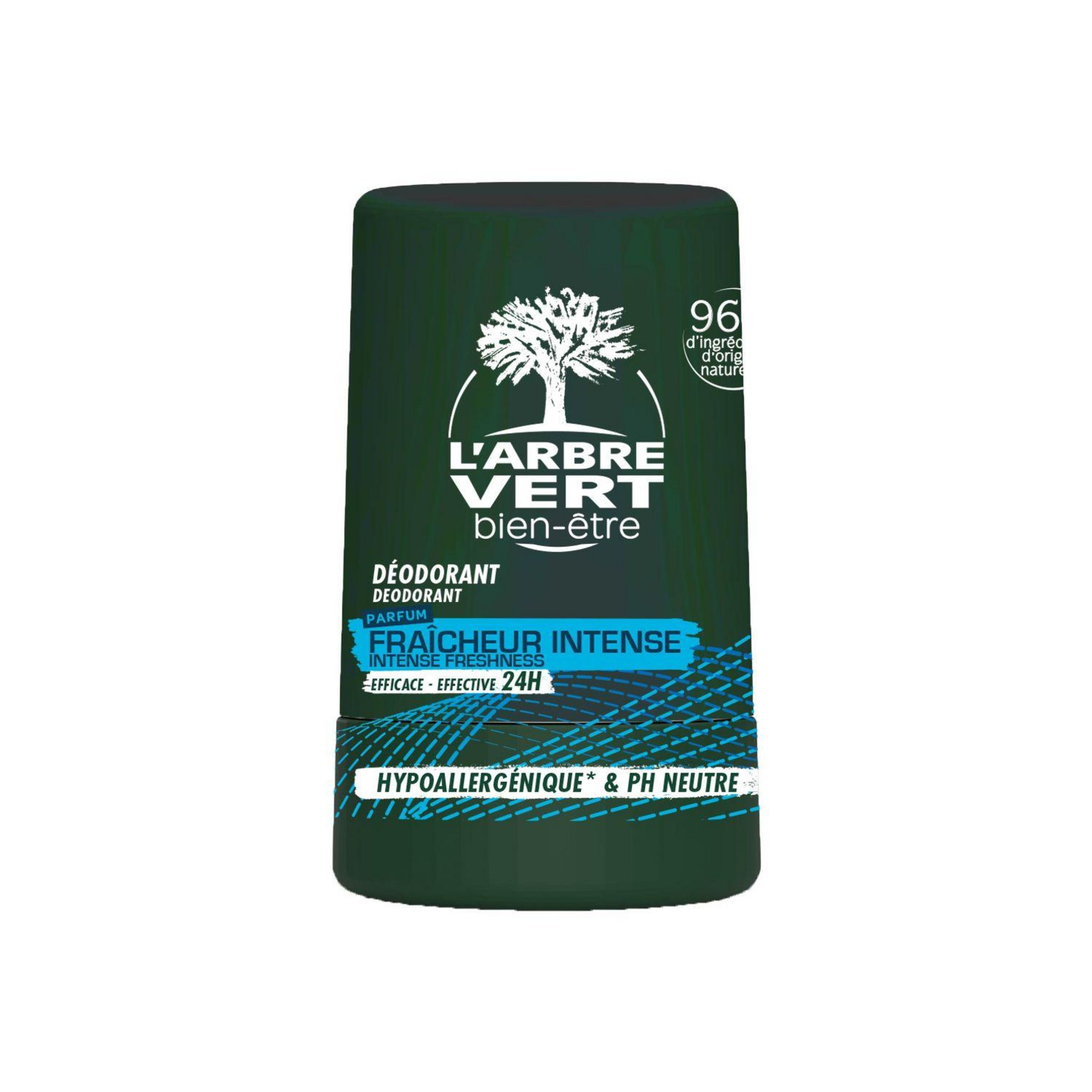Voir la diapositive 2 : L'ARBRE VERT Déodorant bille homme 24h fraîcheur intense 50ml