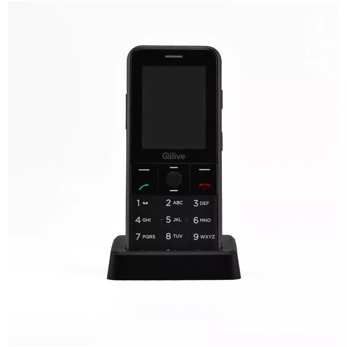 QILIVE Téléphone portable Senior 891226 Noir