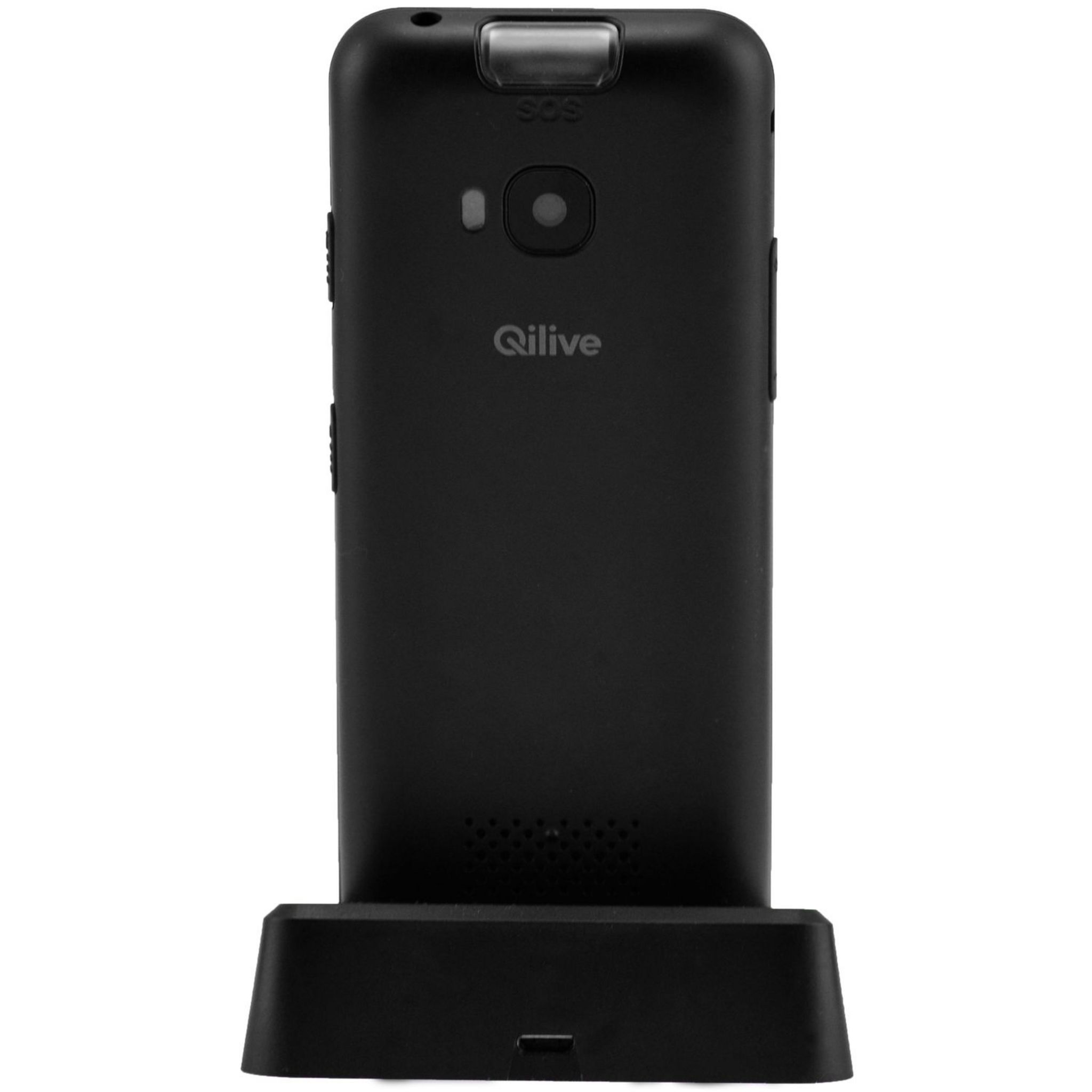 Voir la diapositive 2 : QILIVE Téléphone portable Senior 891226 Noir