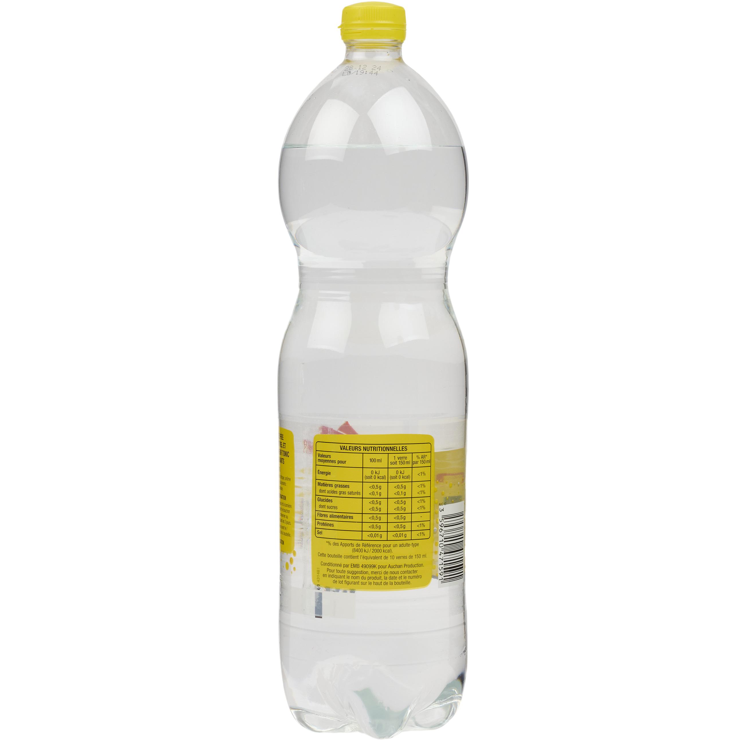 Voir la diapositive 3 : AUCHAN Soda tonic zéro 1,5l