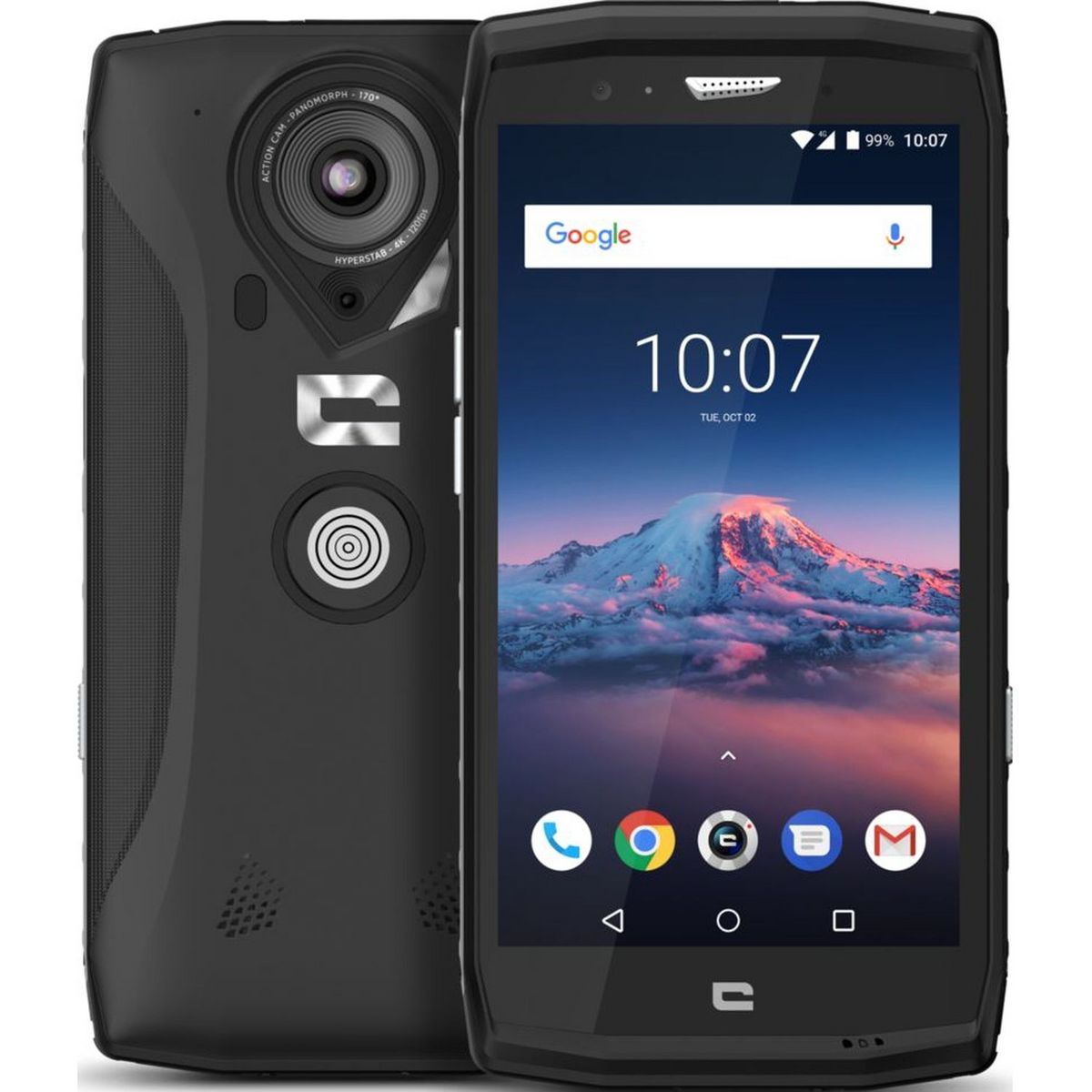 CROSSCALL Smartphone - TREKKER X4 - IP68 - Noir - 64 Go - 5.5 pouces - 4G - Double Sim ou Sim et MicroSD - X-BLOKER