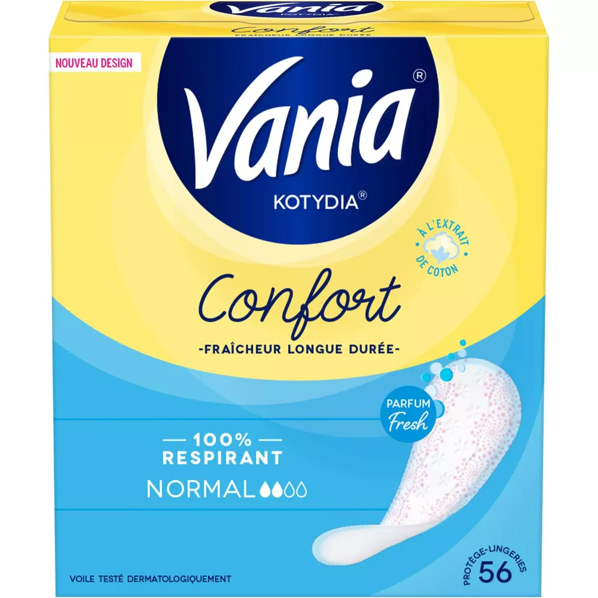 VANIA Kotydia Protèges-lingeries parfum fresh normal 56 pièces