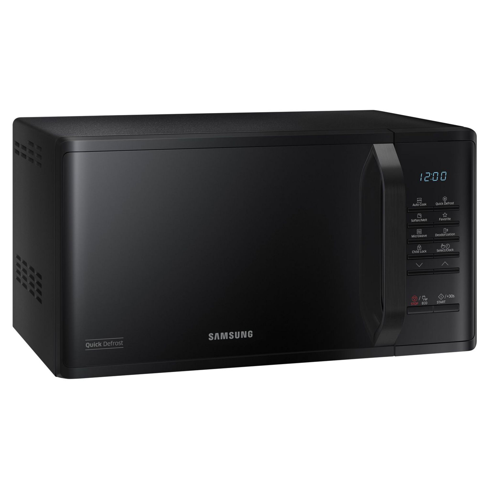 Voir la diapositive 5 : SAMSUNG Micro-ondes monofonction MS23K3513AK - 800 W - Capacité 23 L - Noir