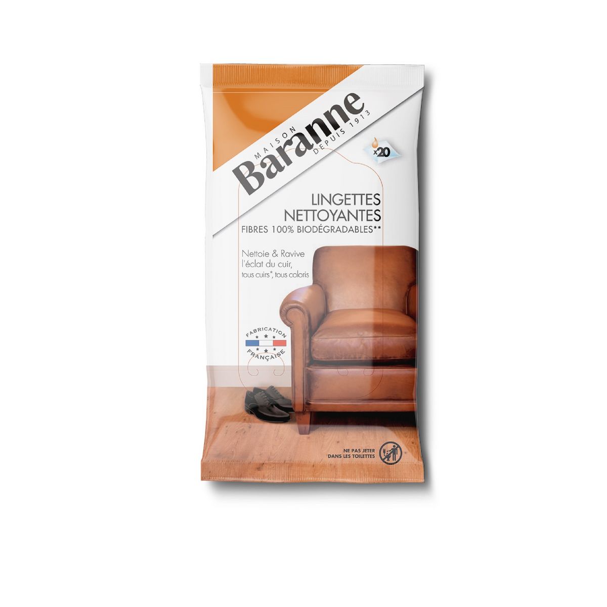 BARANNE Lingettes nettoyantes x20