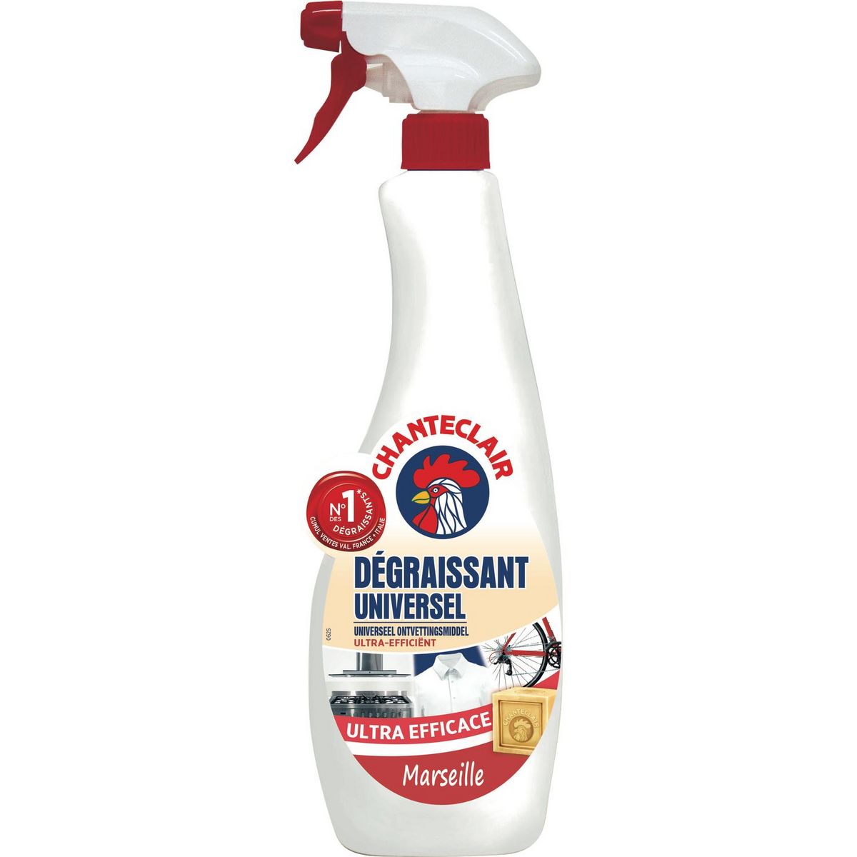 CHANTECLAIR Spray dégraissant universel au savon de Marseille 625ml