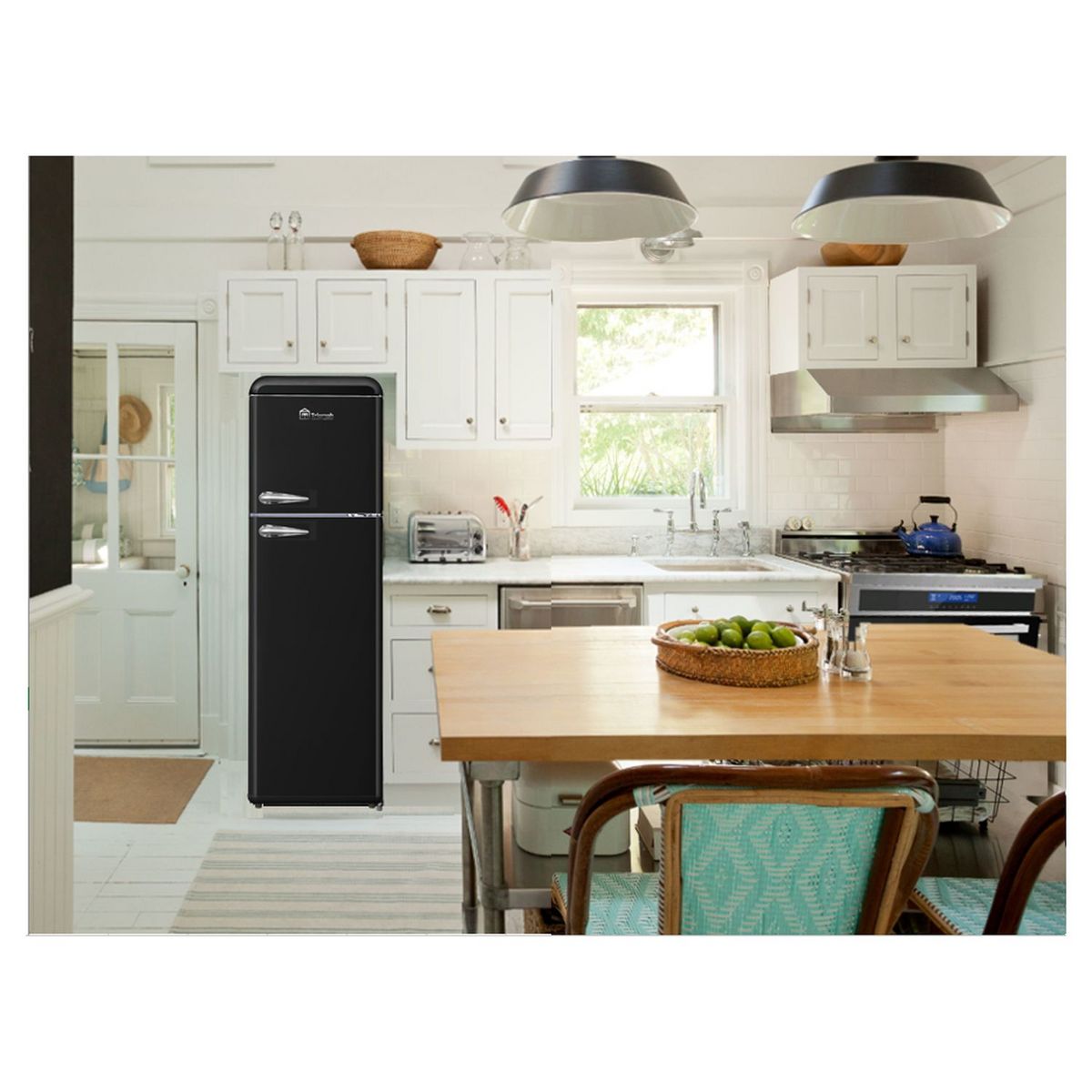 TRIOMPH Réfrigérateur 2 portes TLDP250N, 250 L, Froid statique