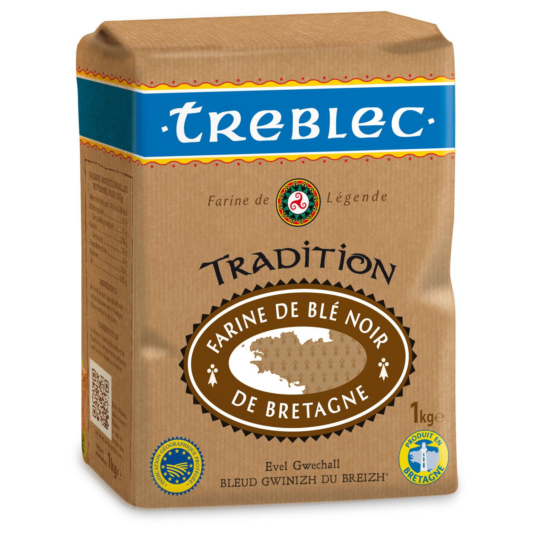 TREBLEC Fariné de blé noir de Bretagne 1kg