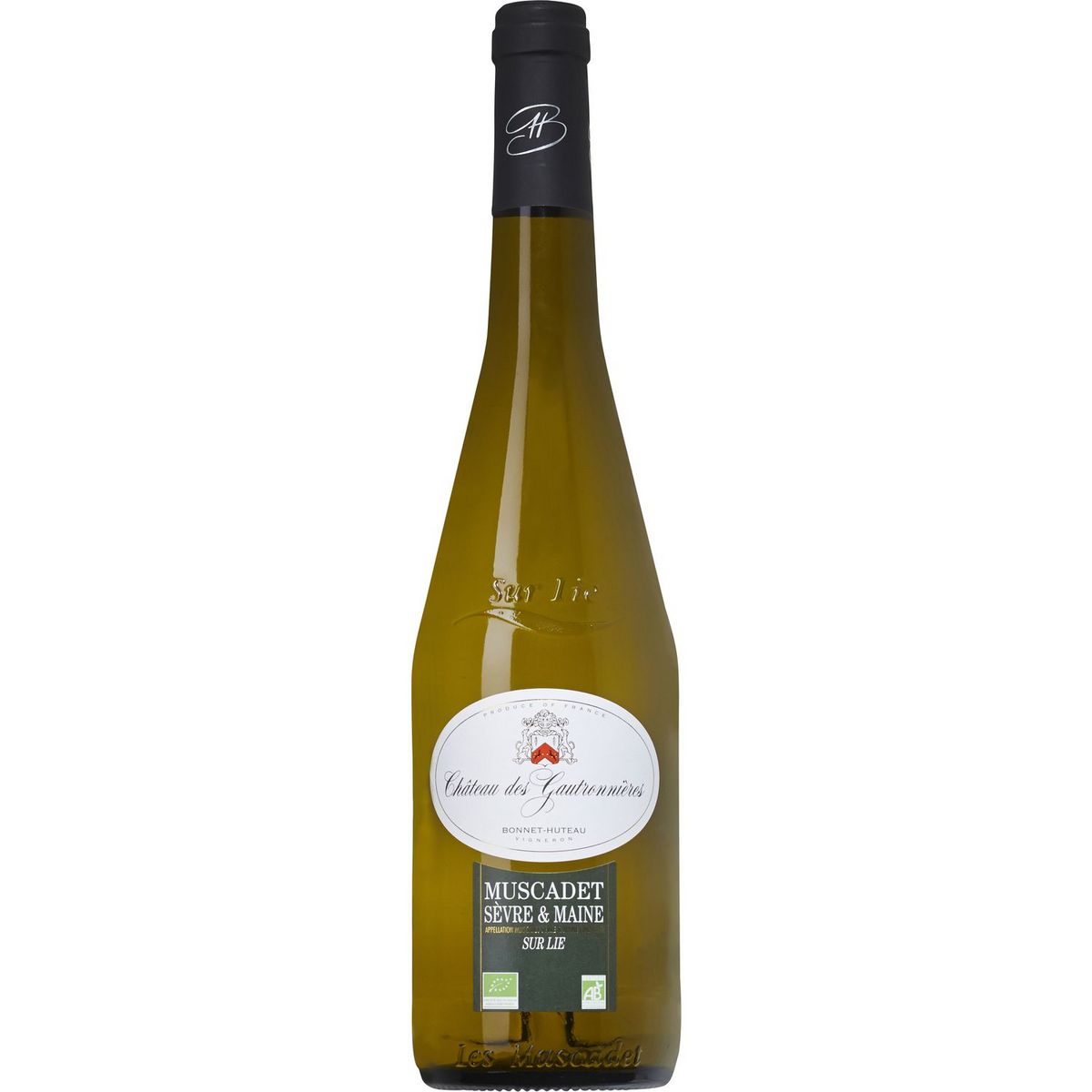 AOP Muscadet-Sèvre-et-Maine-sur-lie bio Château des Gautronnières blanc 75cl