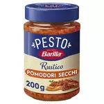 BARILLA Sauce pesto rustico aux tomates séchées en bocal 200g