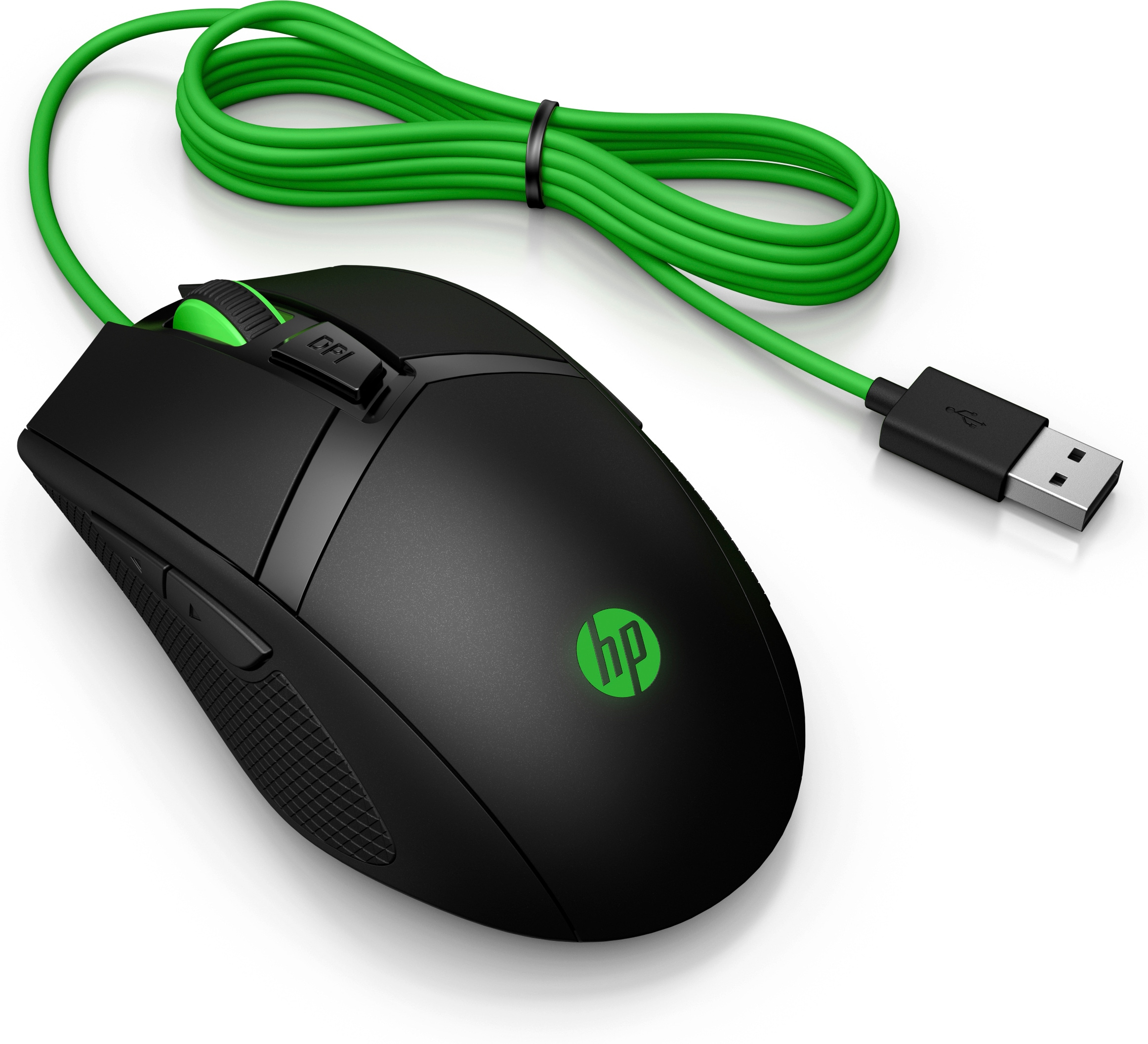 Voir la diapositive 5 : HP SOURIS GAMING 4PH30AA Noir & vert