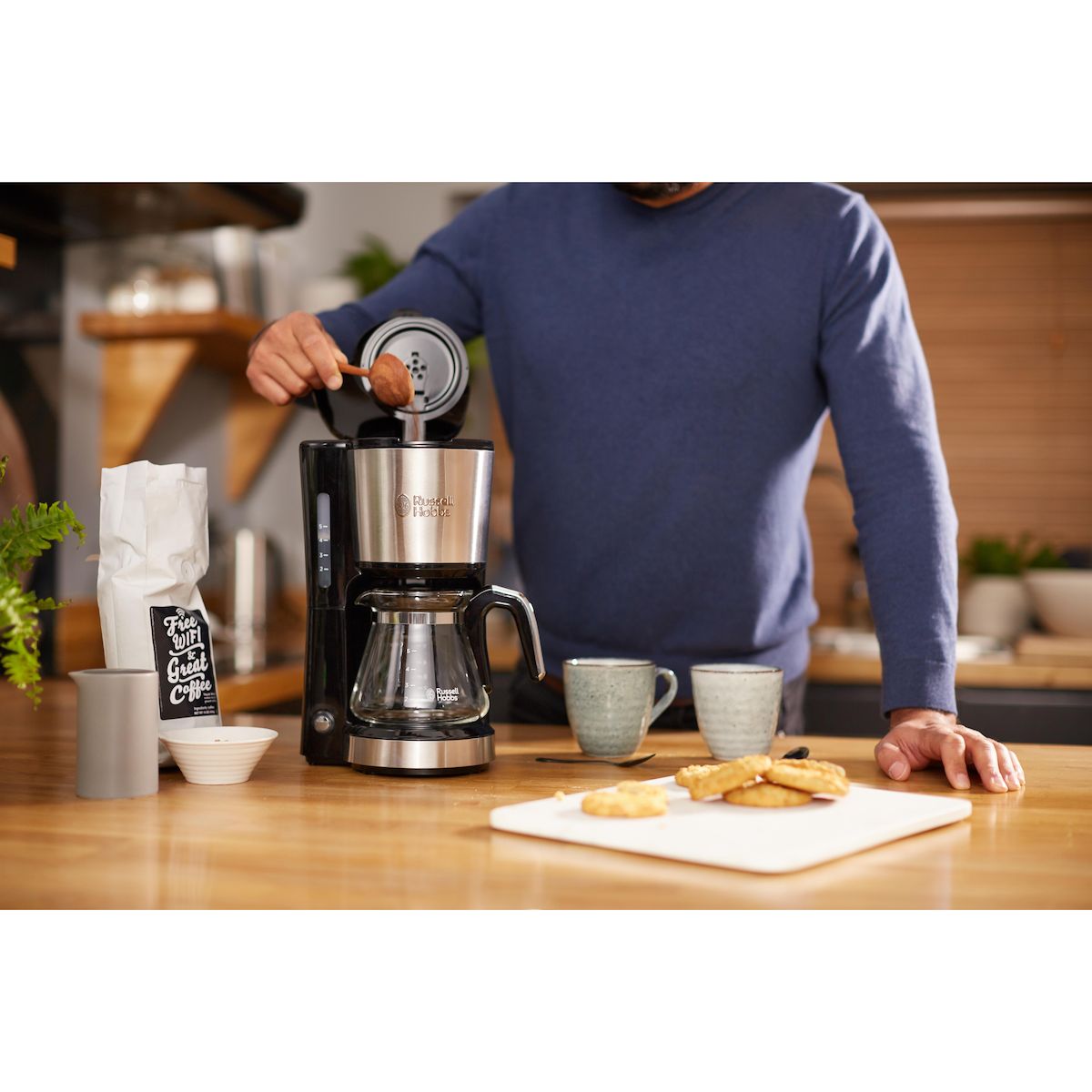 RUSSELL HOBBS Cafetière - 24210-56 - Inox